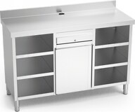 Mueble Cafetero Inox Doble