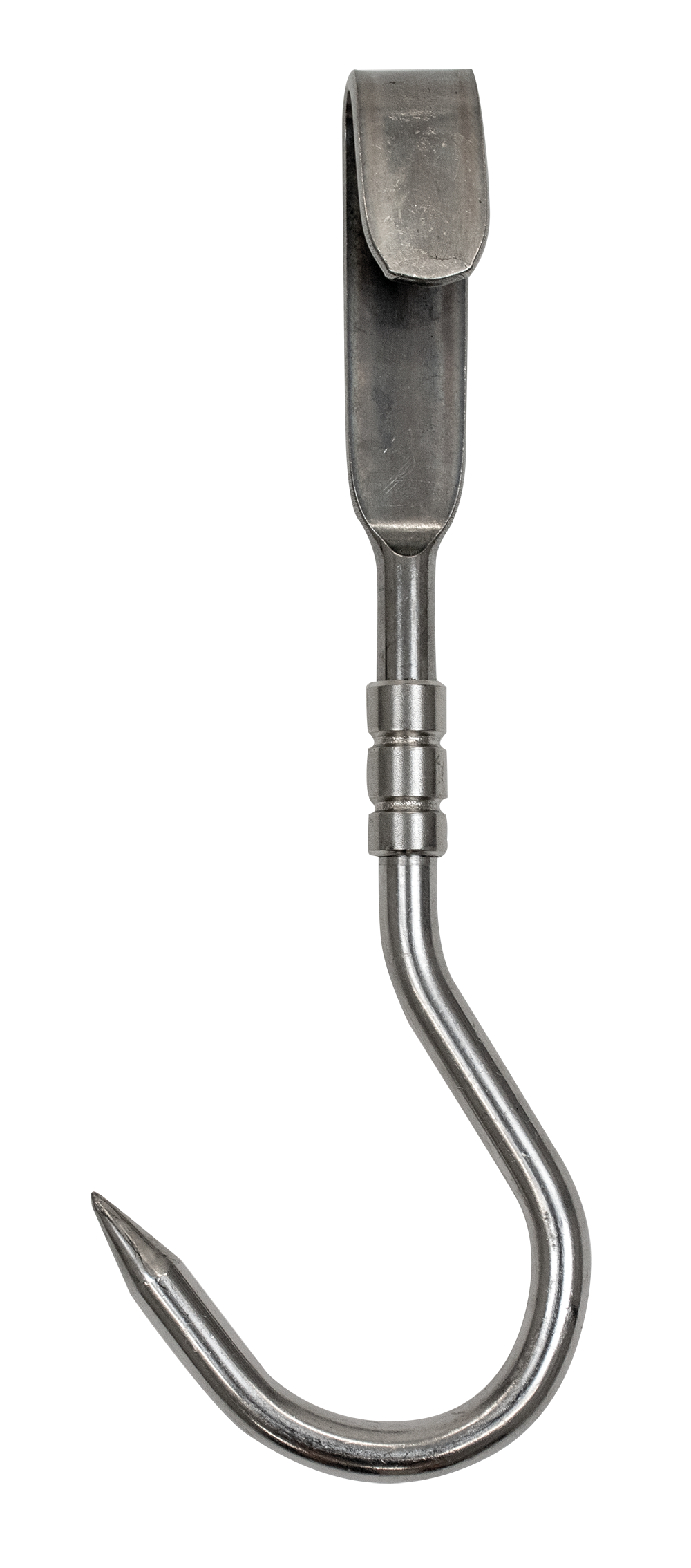 Gancho de varilla inox giratorio "J"