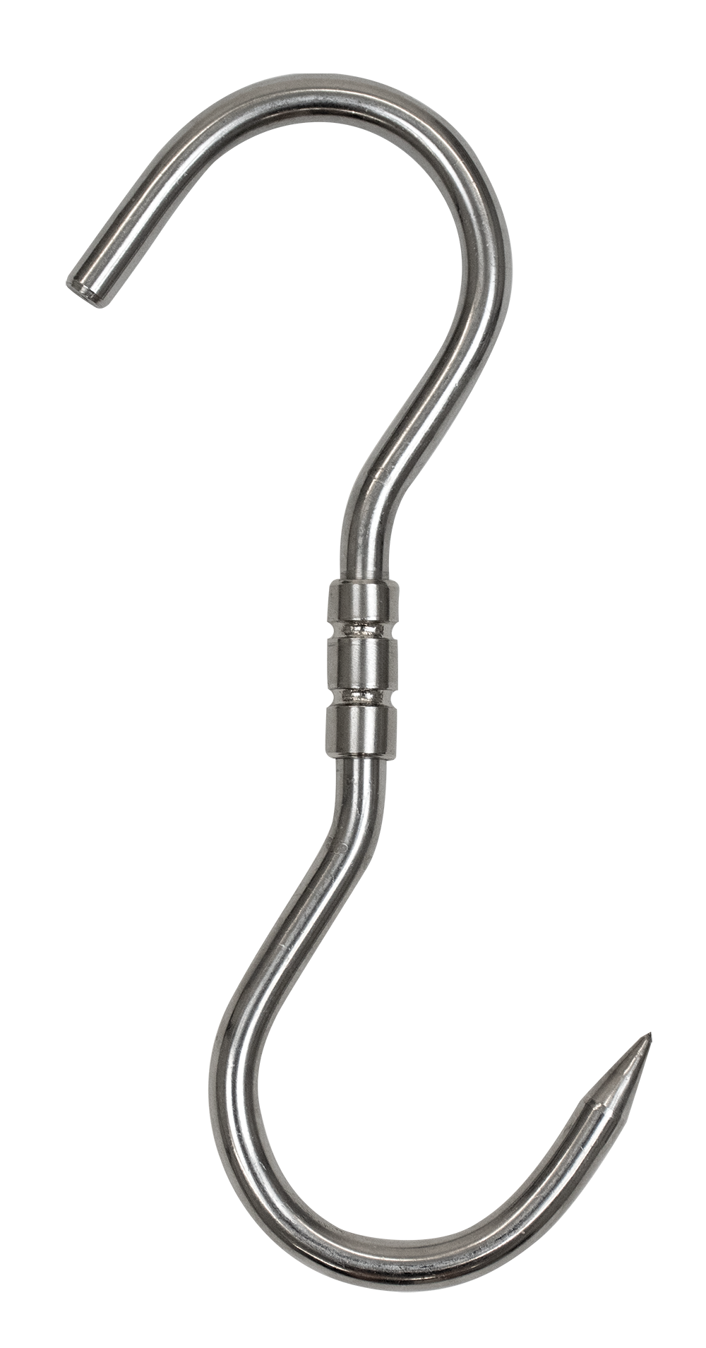 Gancho de varilla inox giratorio "S" 