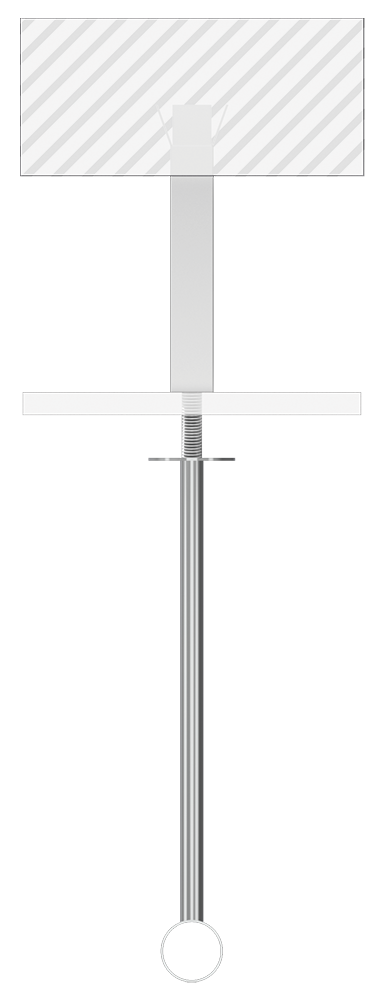  Garras galvanizadas para tirantes