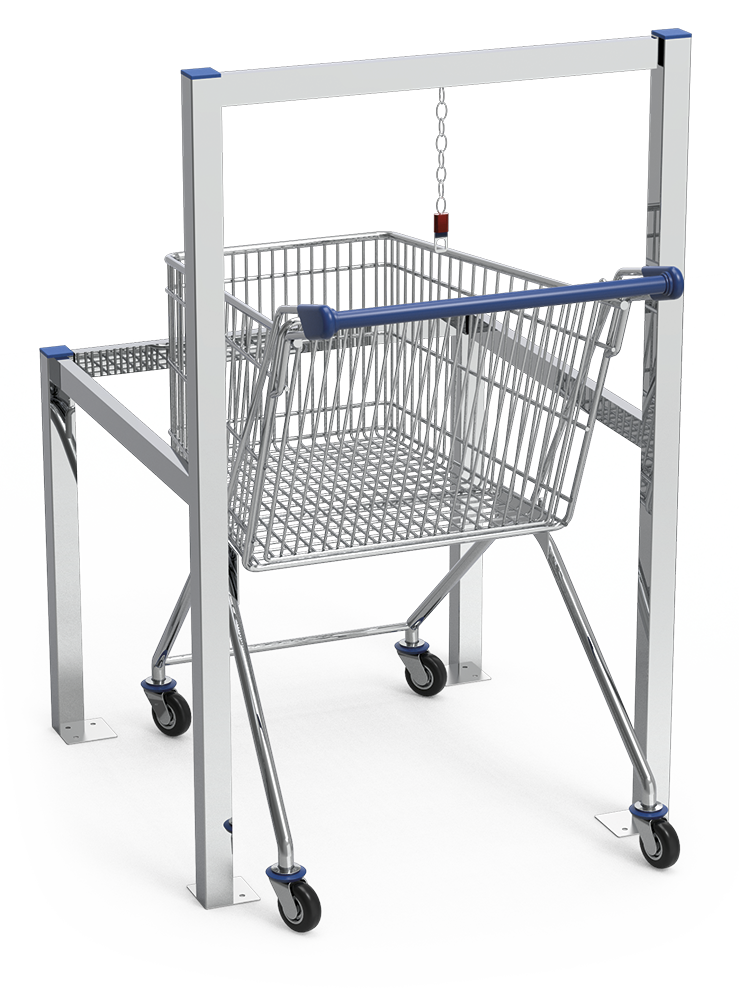 Parking para carros de la compra