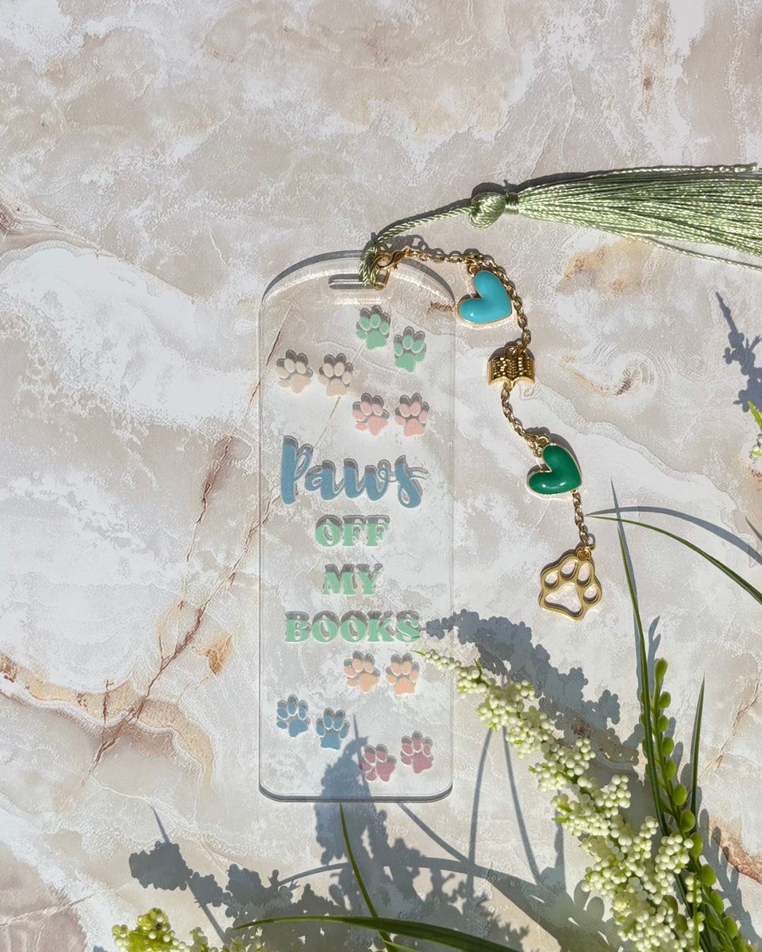 Paws Off My Books Bookmark