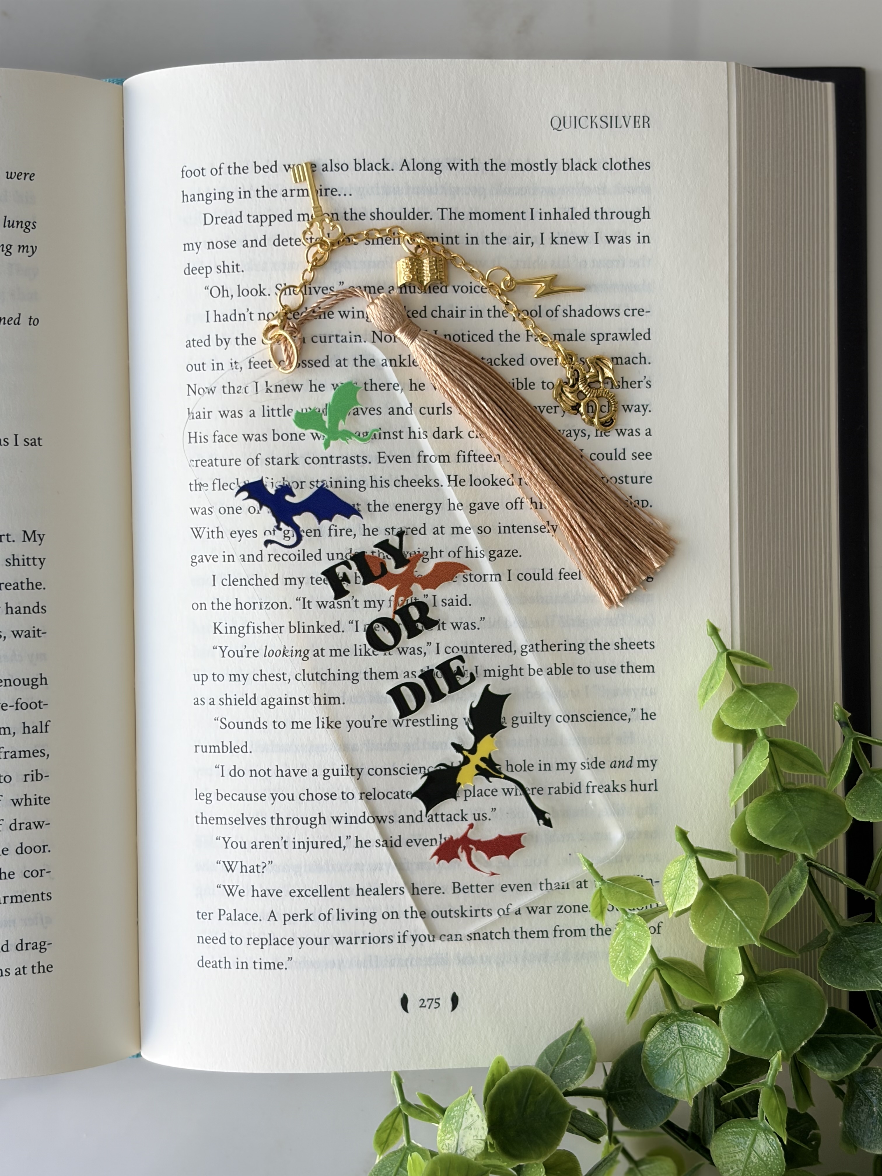 Fly or Die ACrylic Bookmark