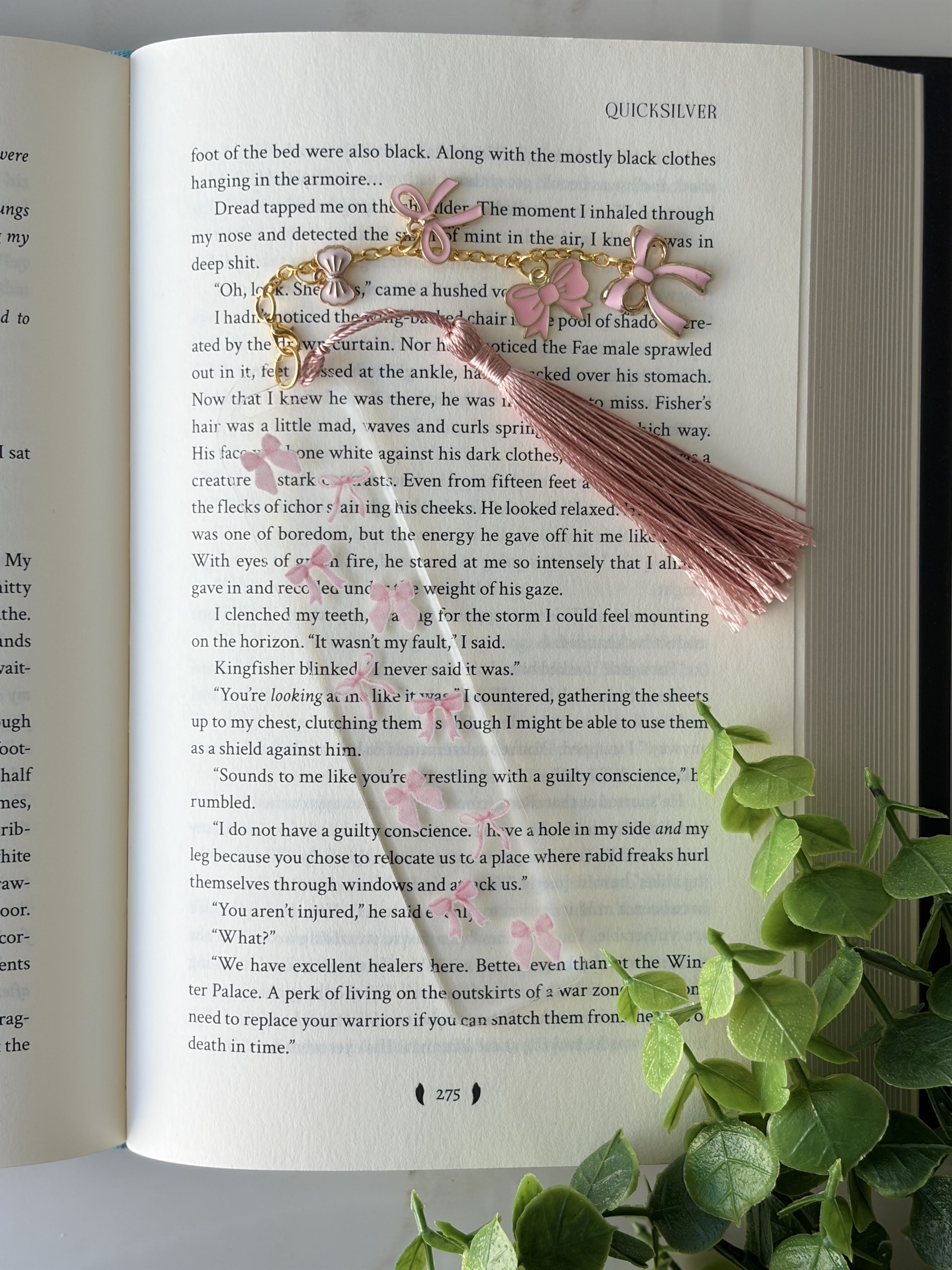 Cute Bows Acrylic Bookmark