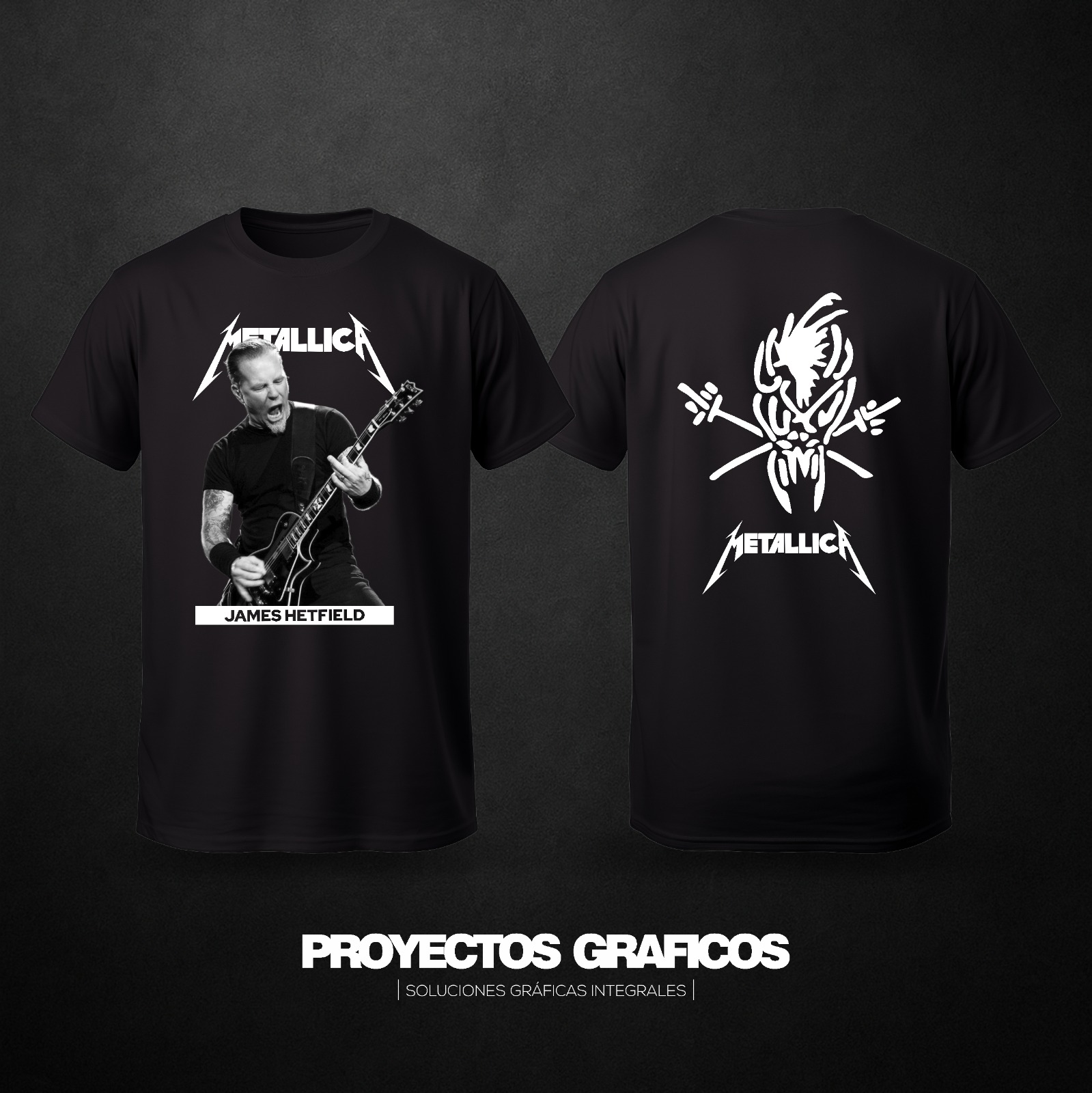 REMERA METALLICA