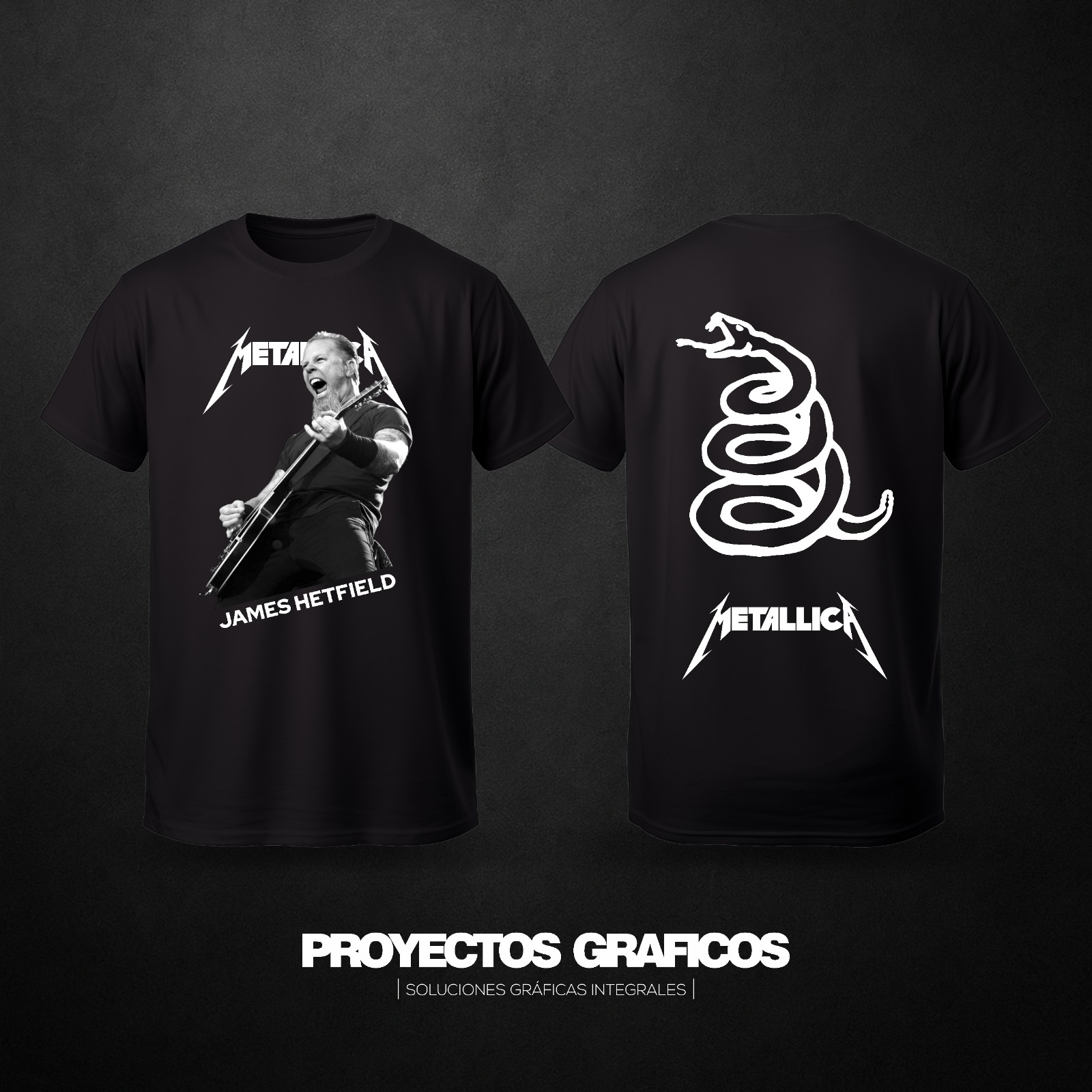 REMERA METALLICA