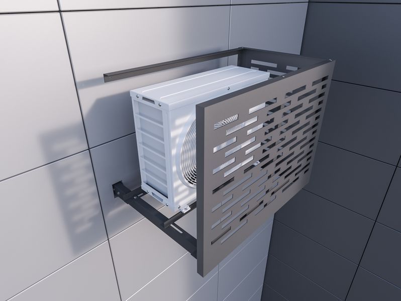 Oro kondicionieriaus apdaila "Brick"