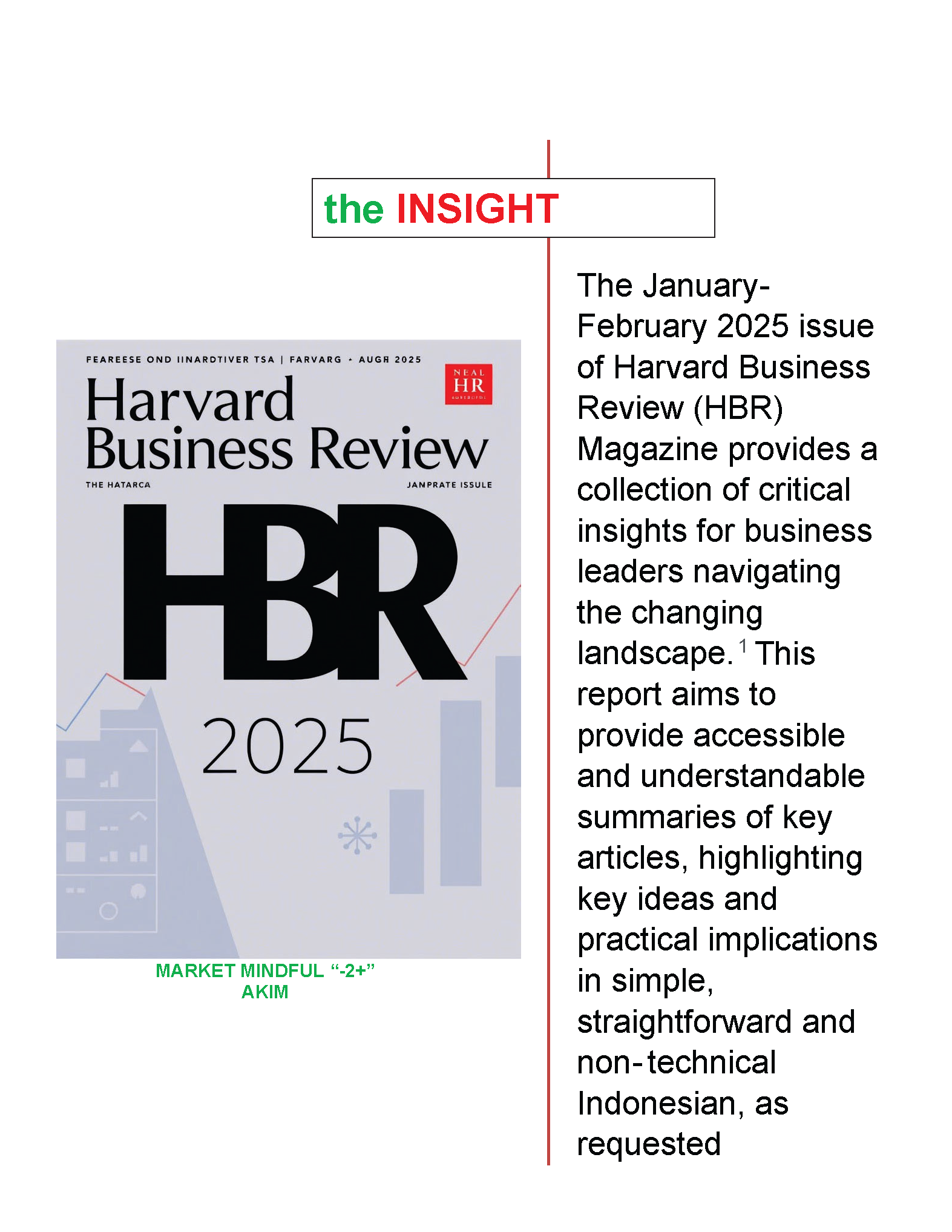Harvard Business Review Magazine Jan Feb 2025