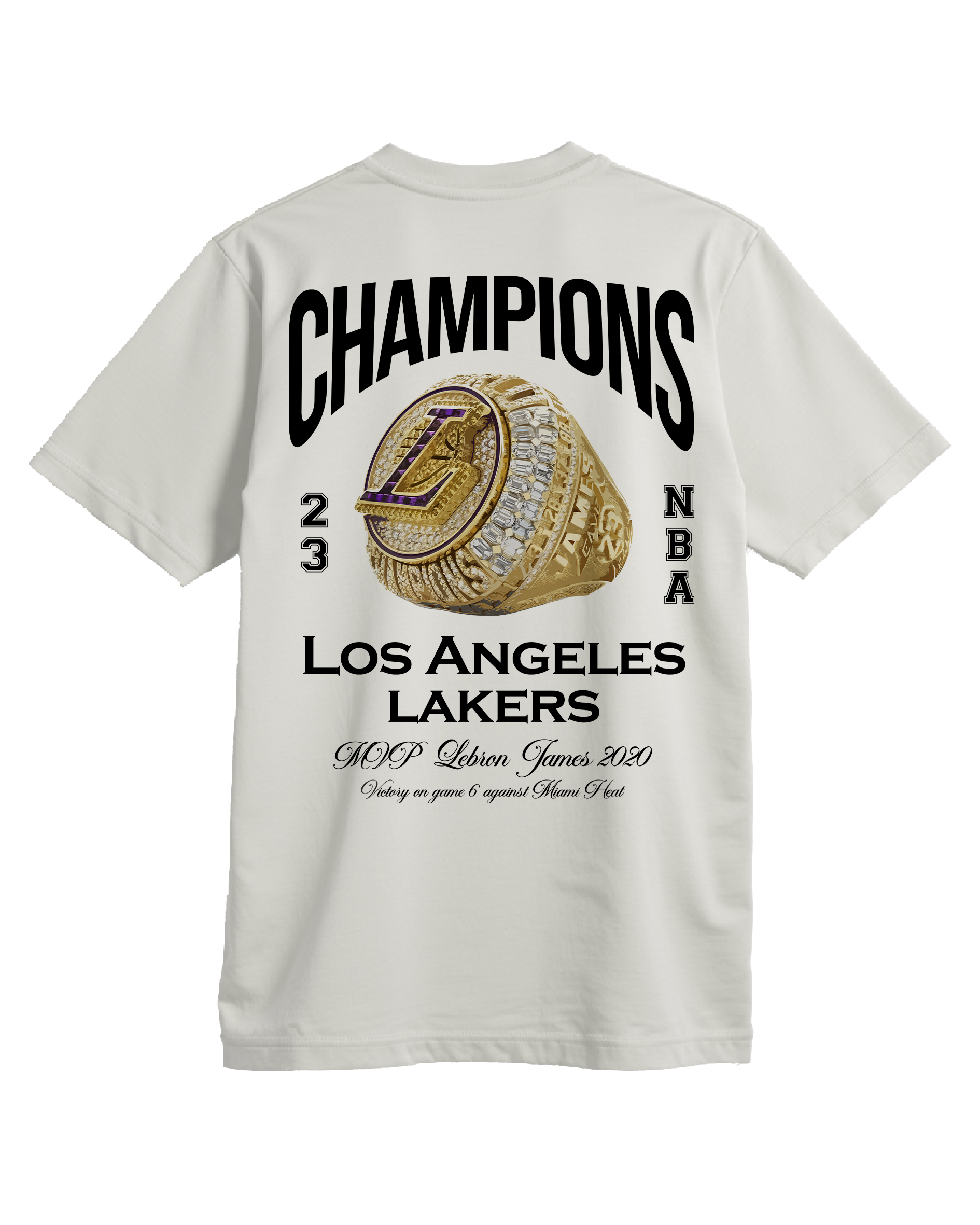 Playera anillos Lebron James