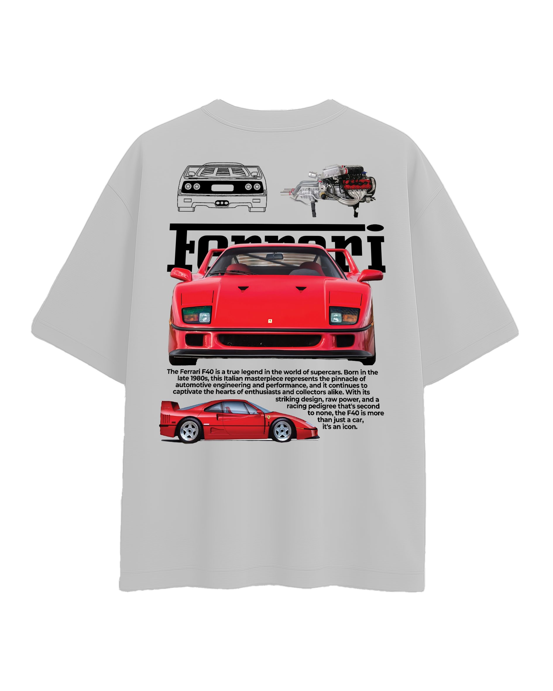 Oversize Ferrari F40