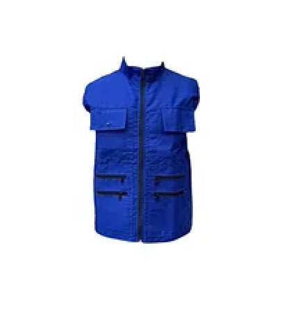 Chaleco en Drill cuello sport - 6 bolsillos