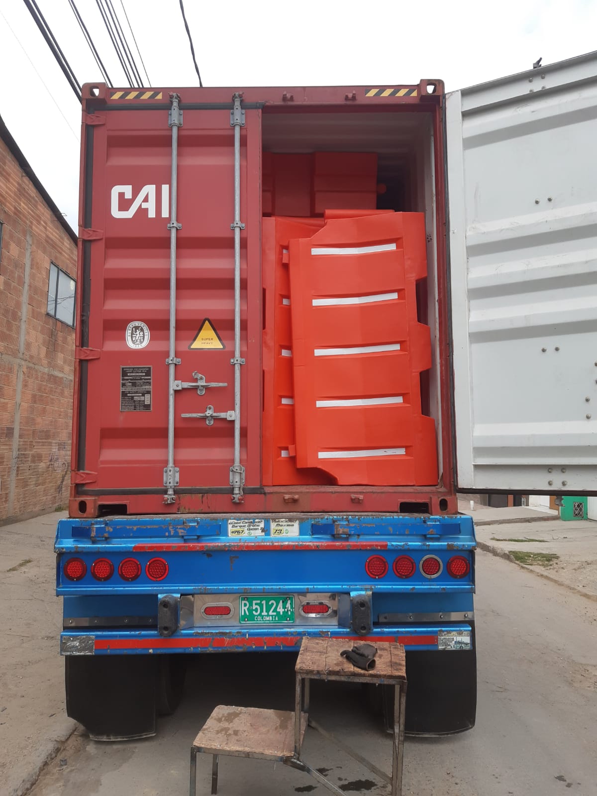 Barrera Vial (2mts de largo x 1mt de alto)