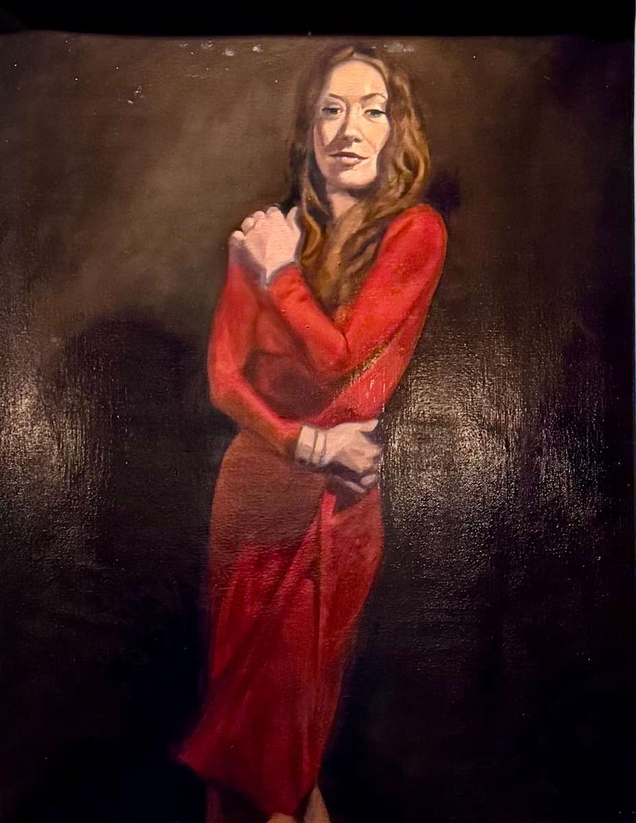"Lady in Red" by Joseph Sikora