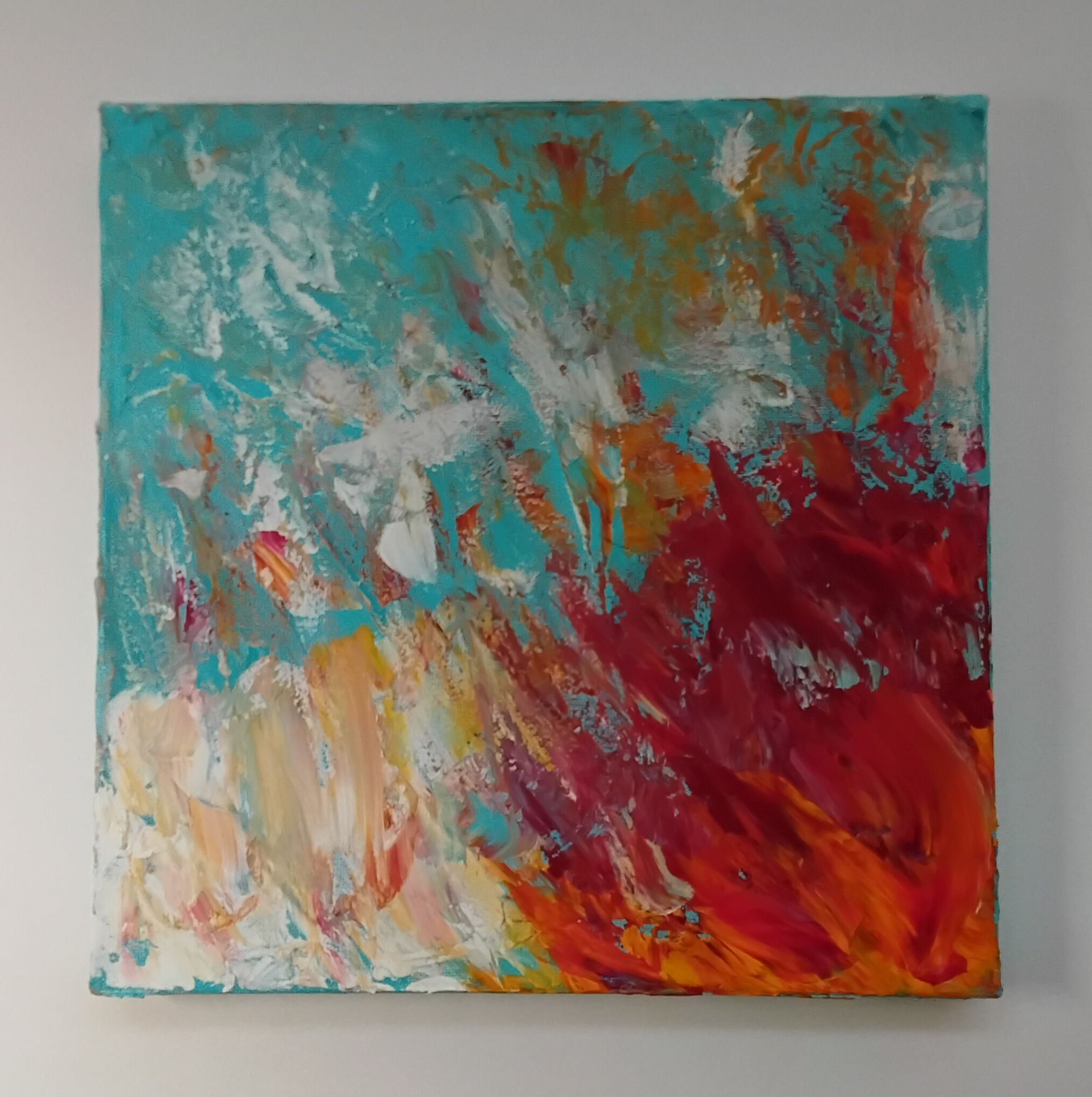 "Campfire on a beach" by Ieva Riddle