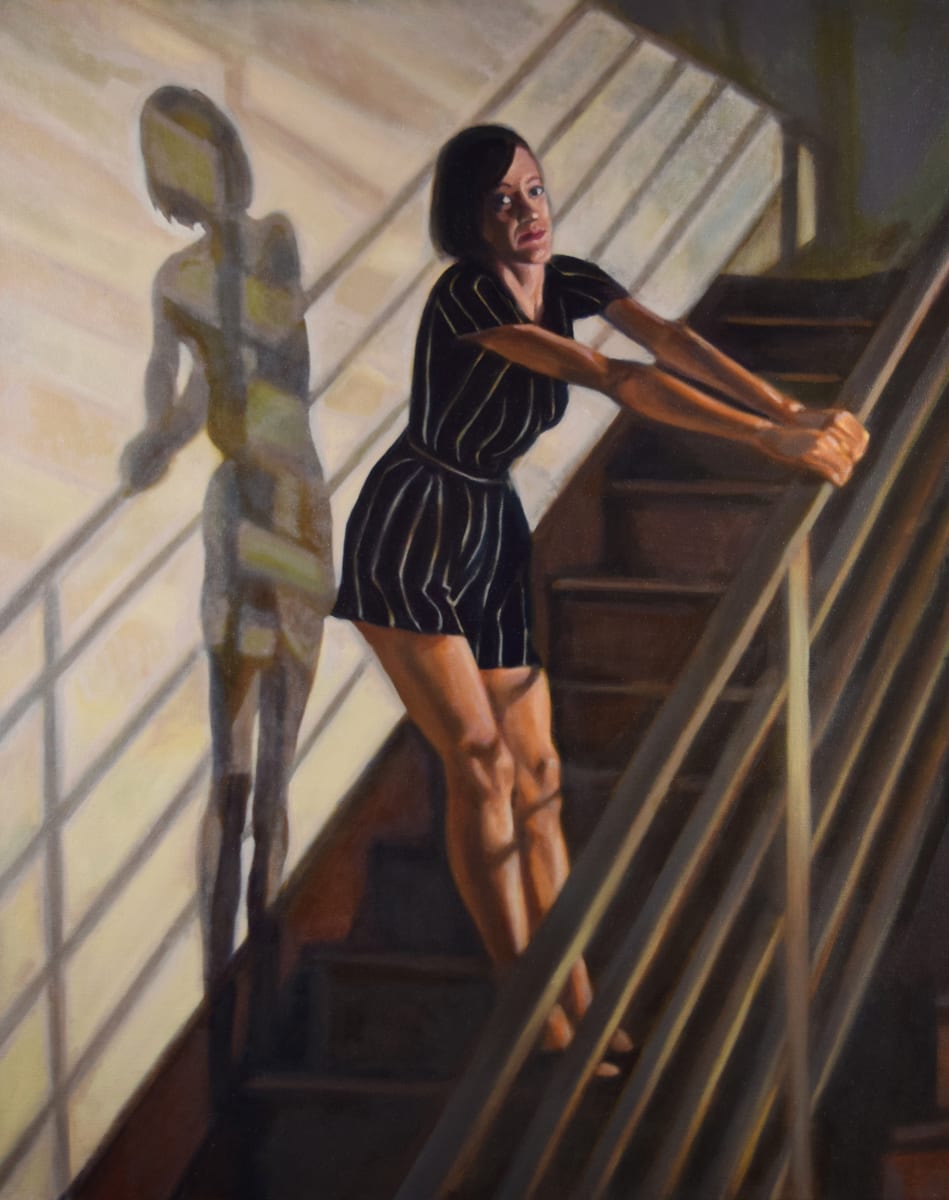 "Alison on the Stairs" by Joseph Sikora