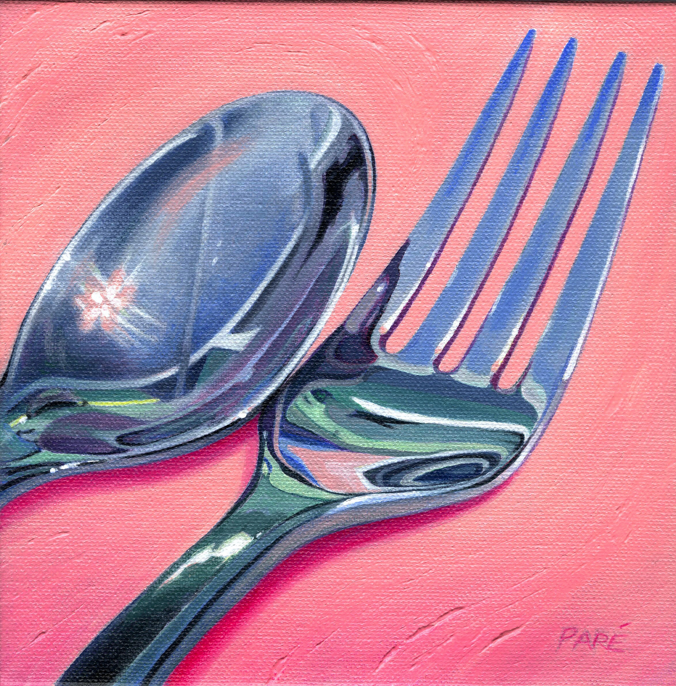 "Fork and Spoon" by Mariam Pare