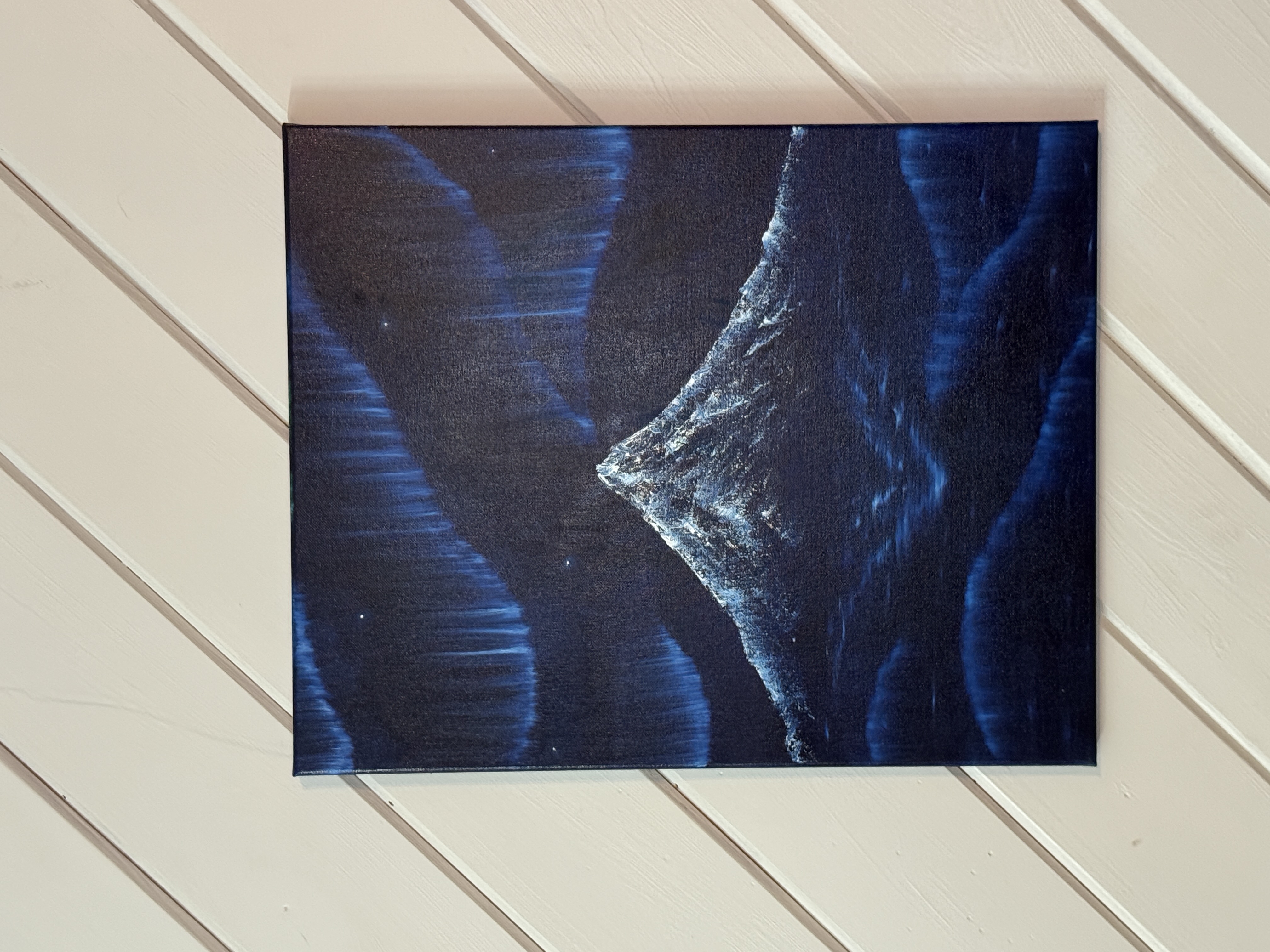 Blue Aurora - Oil