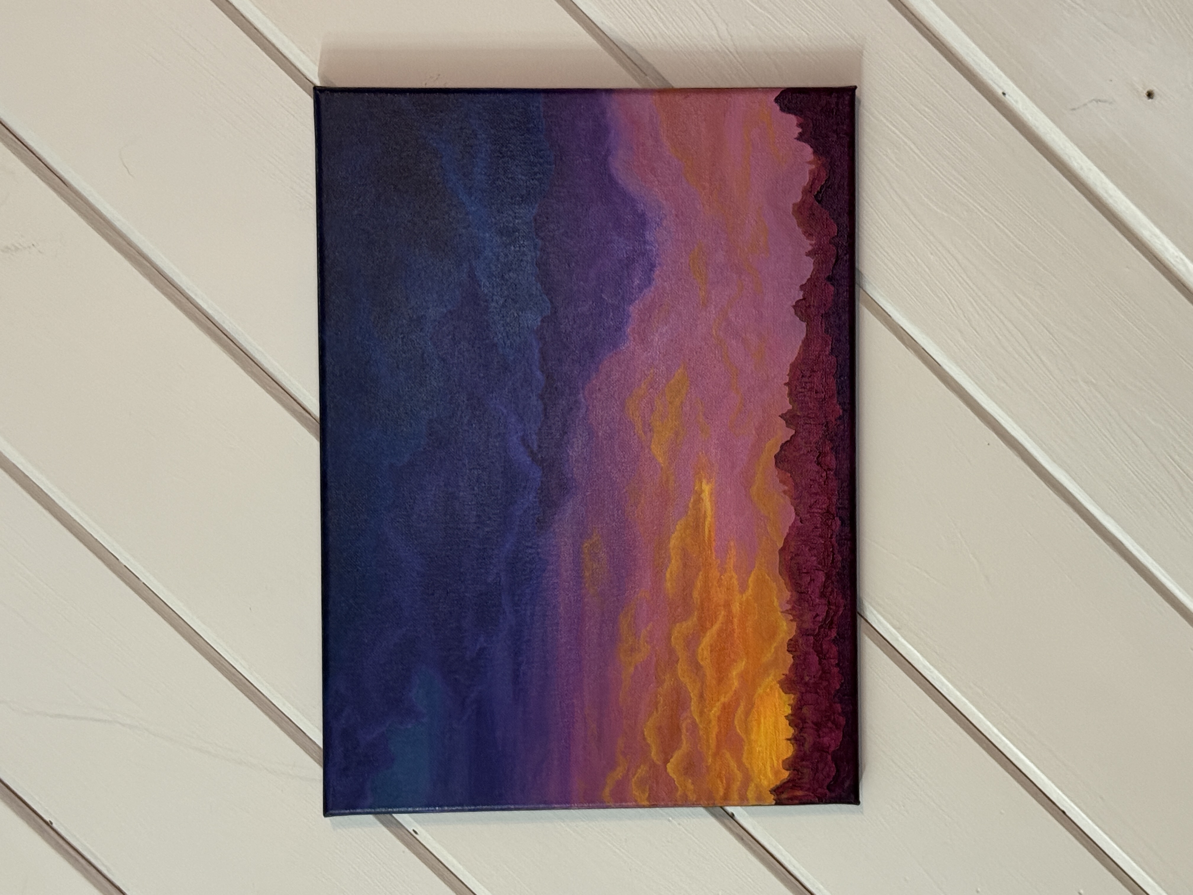 Sunset Landscape Painting