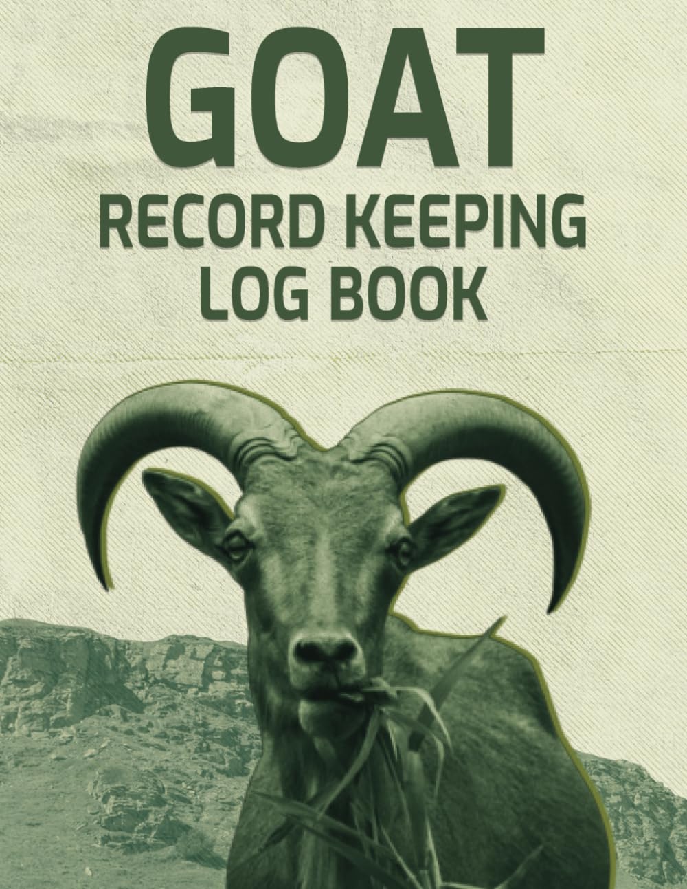 Goat Record Keeping Log Book