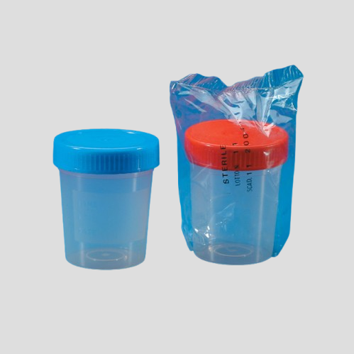 Pots Stériles En Plastique Pour Analyse D'Urine Avec Couvercle À Visser