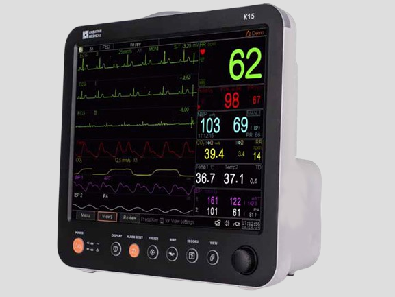 Moniteur patient multiparamétrique Gima K15 tactile