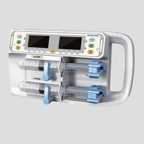 Pousse-seringue électrique à deux voies