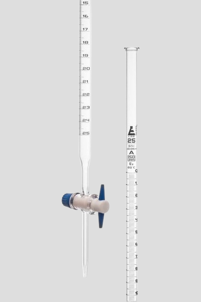 Burette De Laboratoire En Verre Borosilicaté