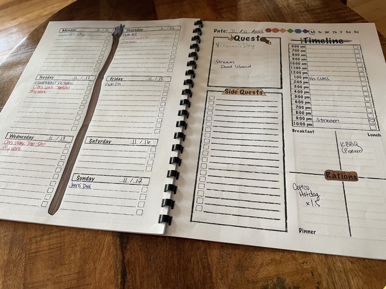 Daily Planner (+Planner stickers!)