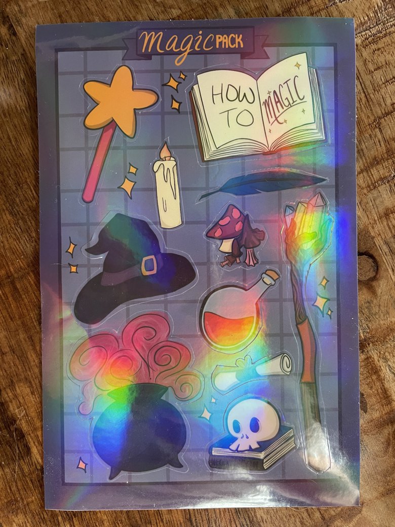 Magic Pack Sticker Sheet