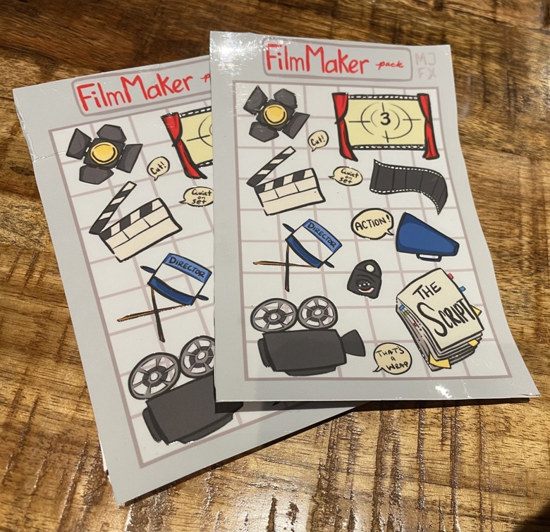 Film Maker Sticker Sheet