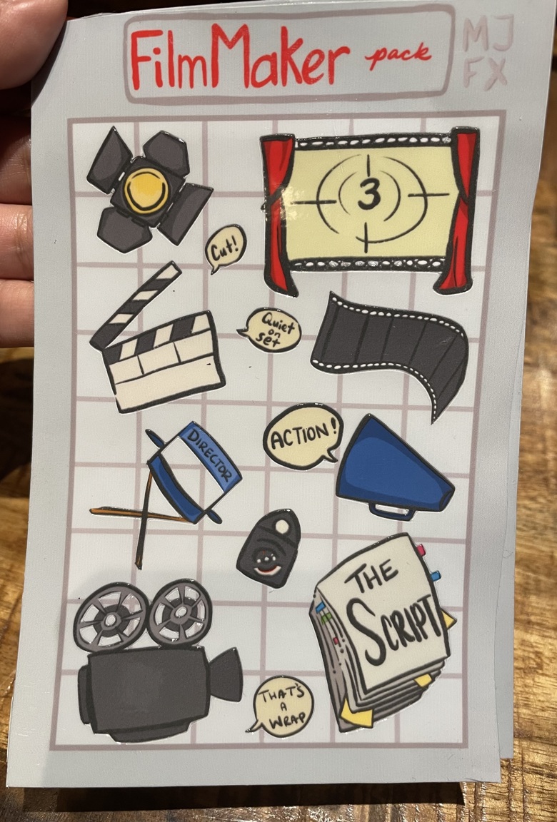 Film Maker Sticker Sheet