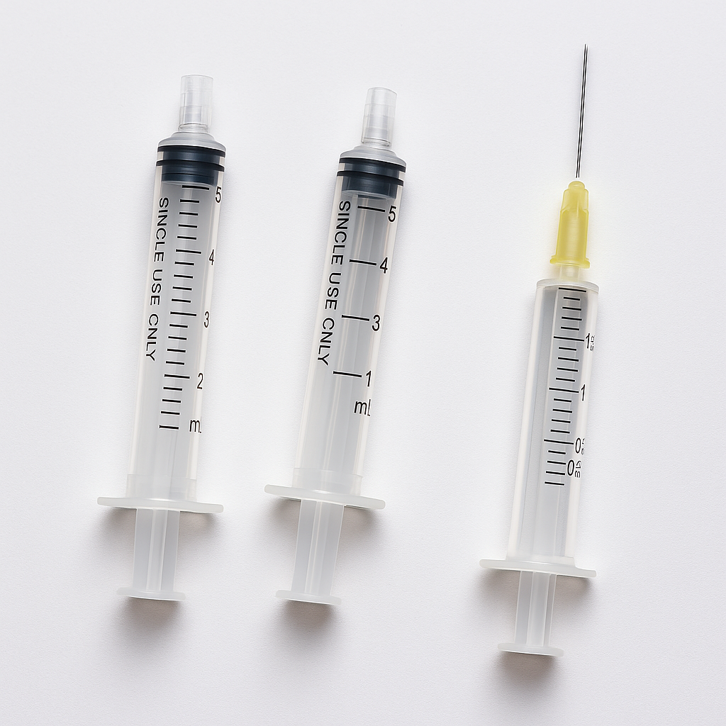 Syringes Luer Lock (with & without needle)