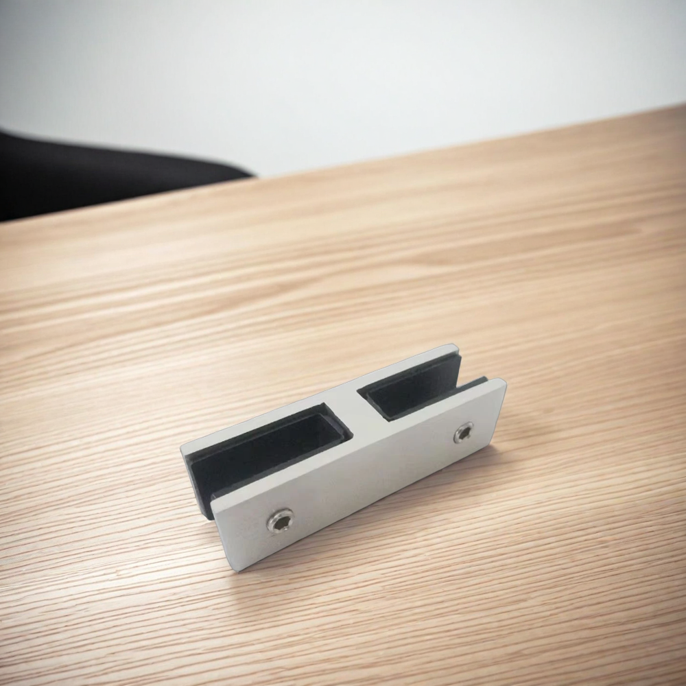 EXPOAS 180 Degree Glass Connector S.S316