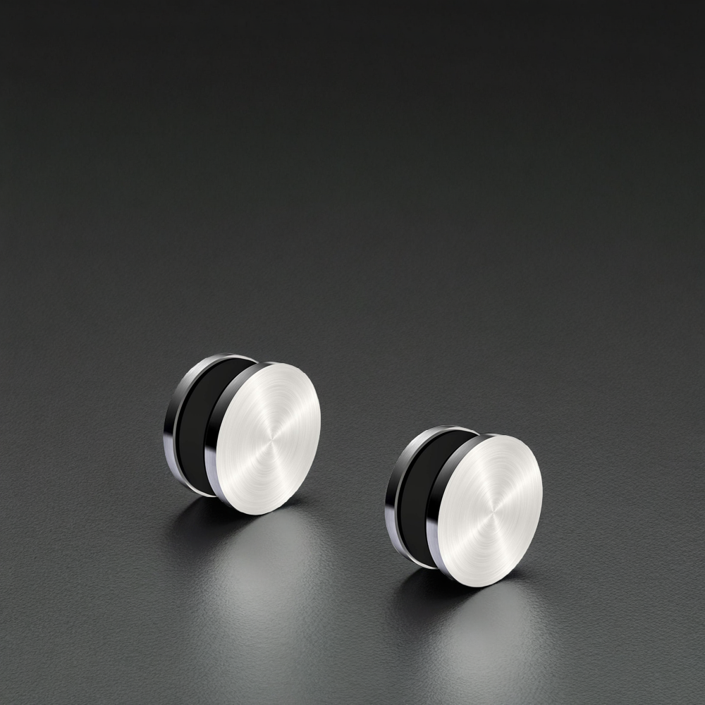 EXPOAS (QTY:2) Glass to Glass Connector 1-7/8"Stainless Steel 316