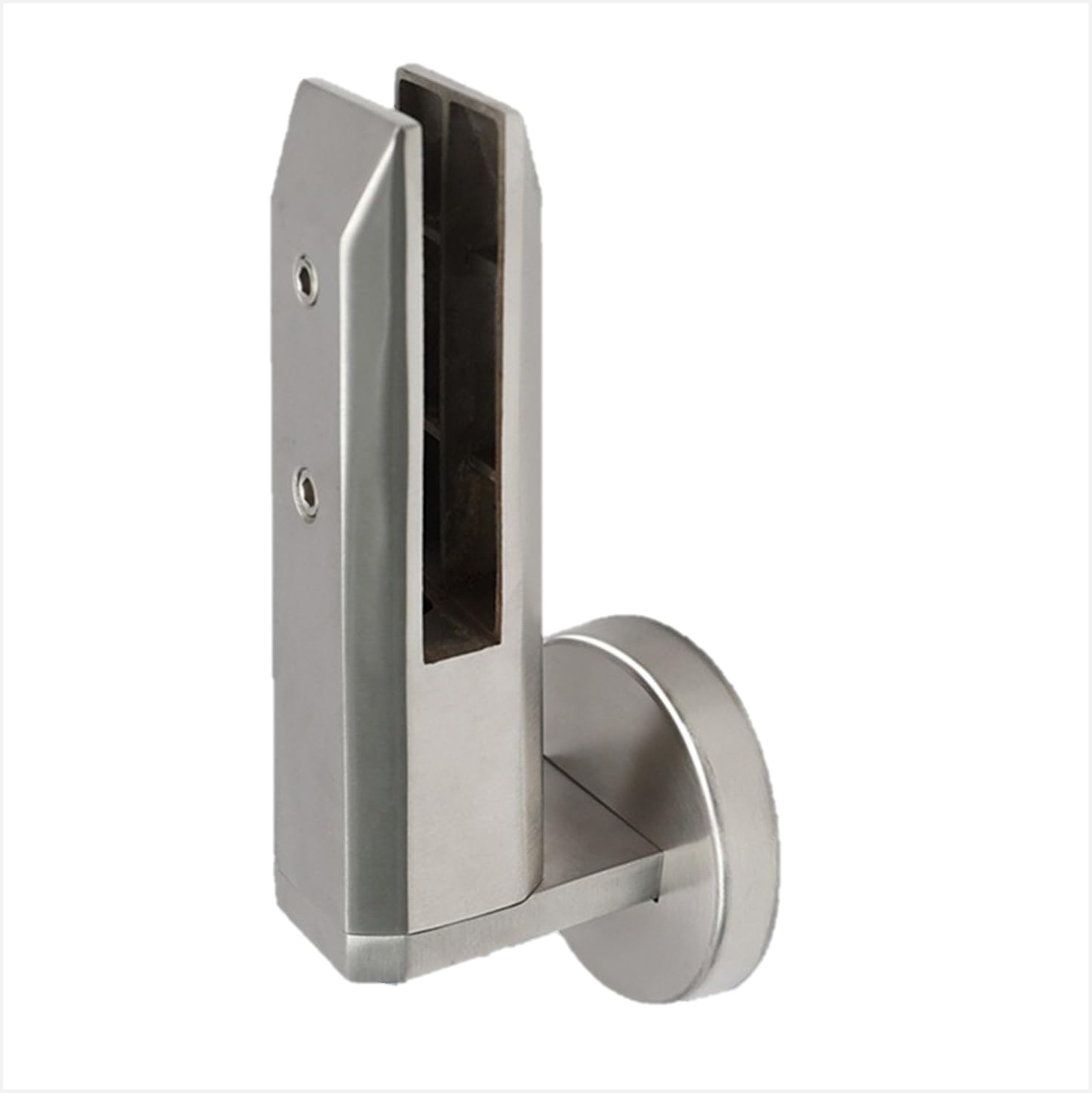 EXPOAS Side Hold 6.7" Tall S.S. for 1/2" - 9/16" Glass 