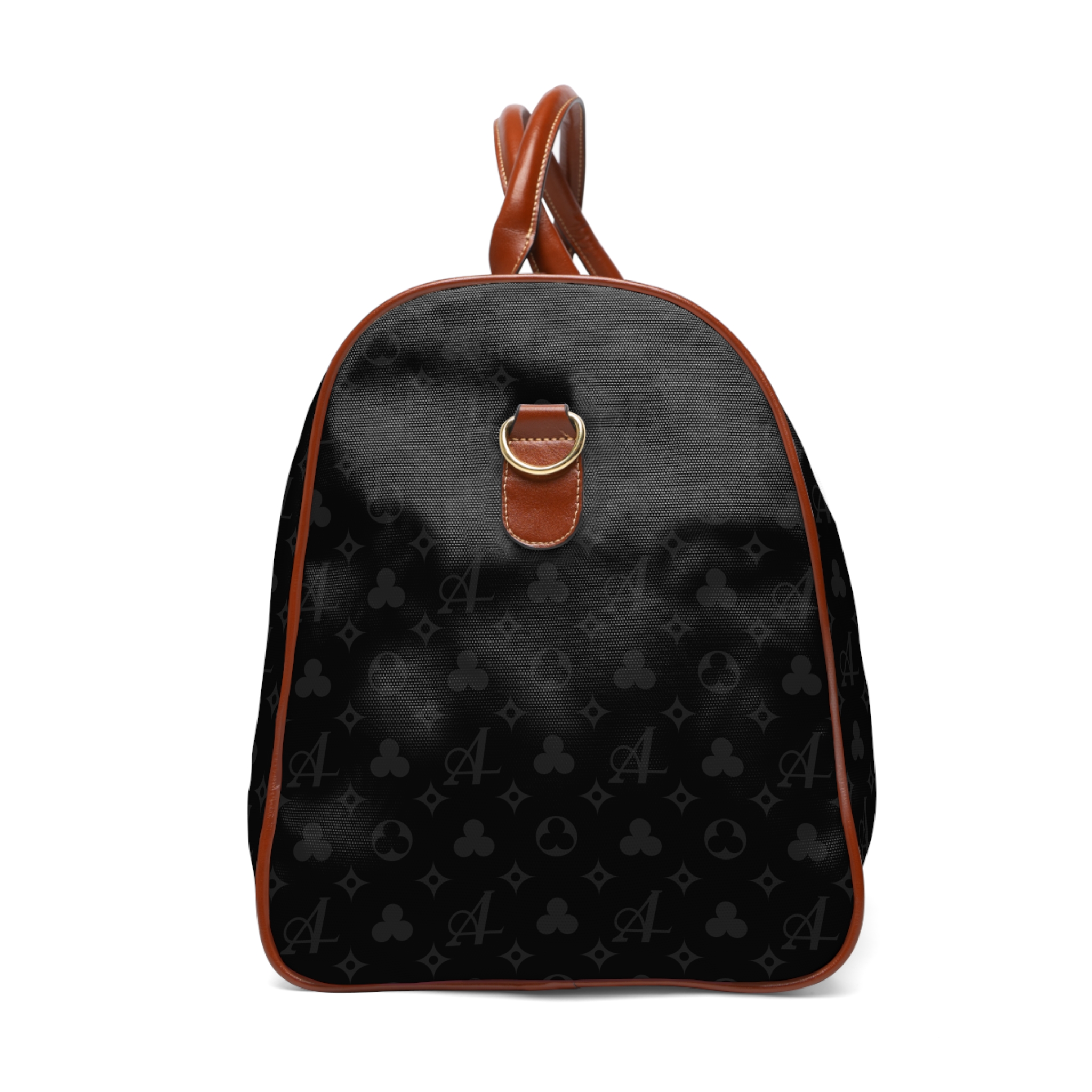 Clover Monogram Duffel Bag - Black