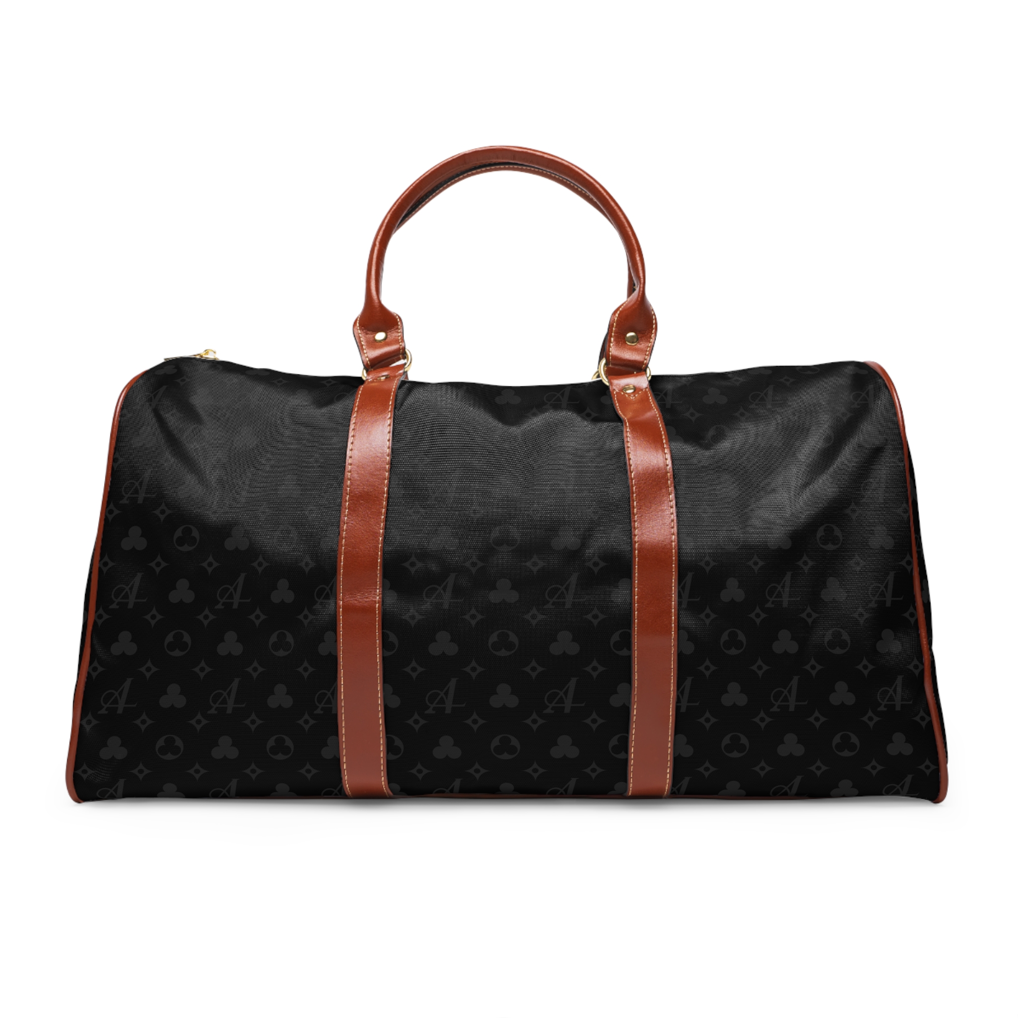 Clover Monogram Duffel Bag - Black