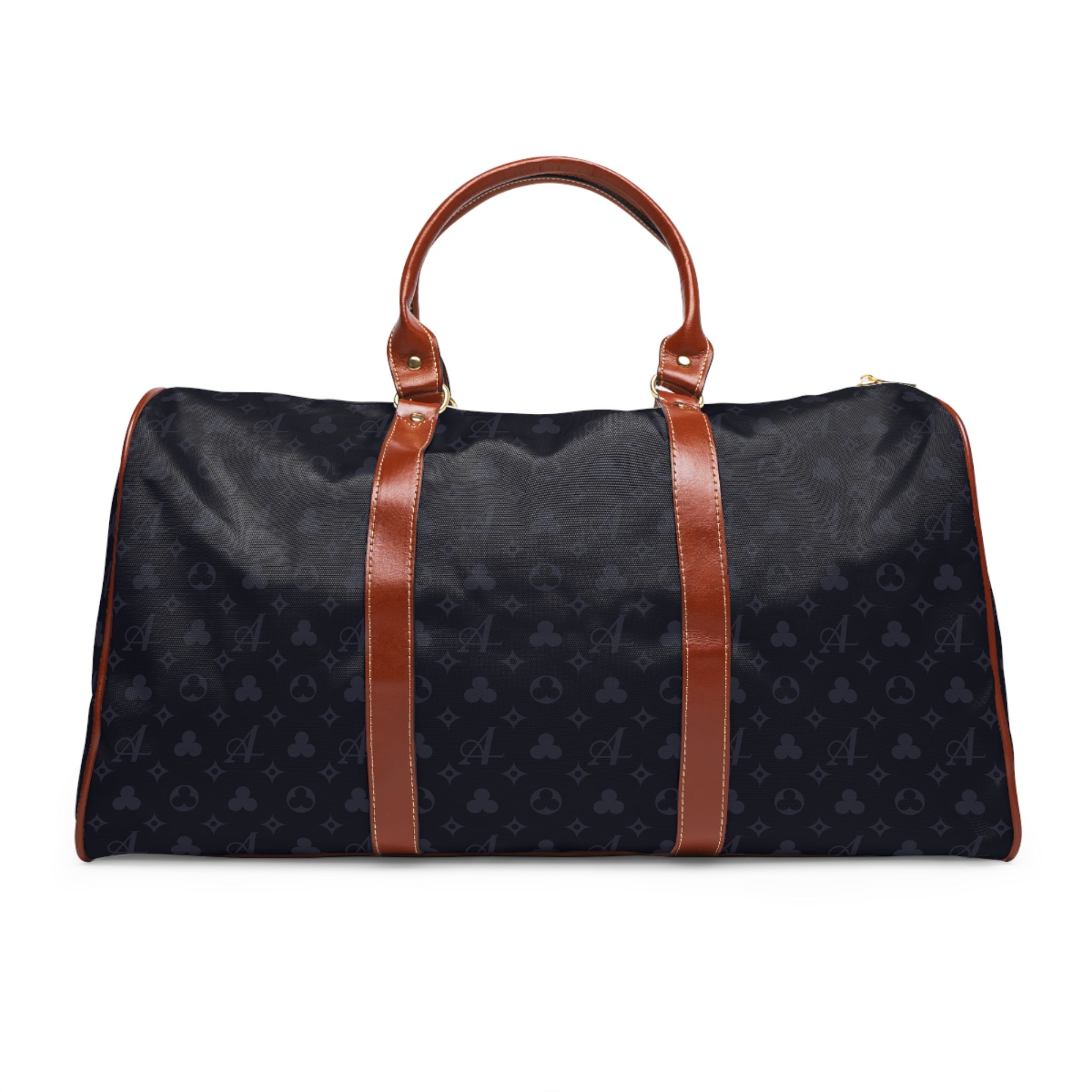 Clover Monogram Duffel Bag - Navy