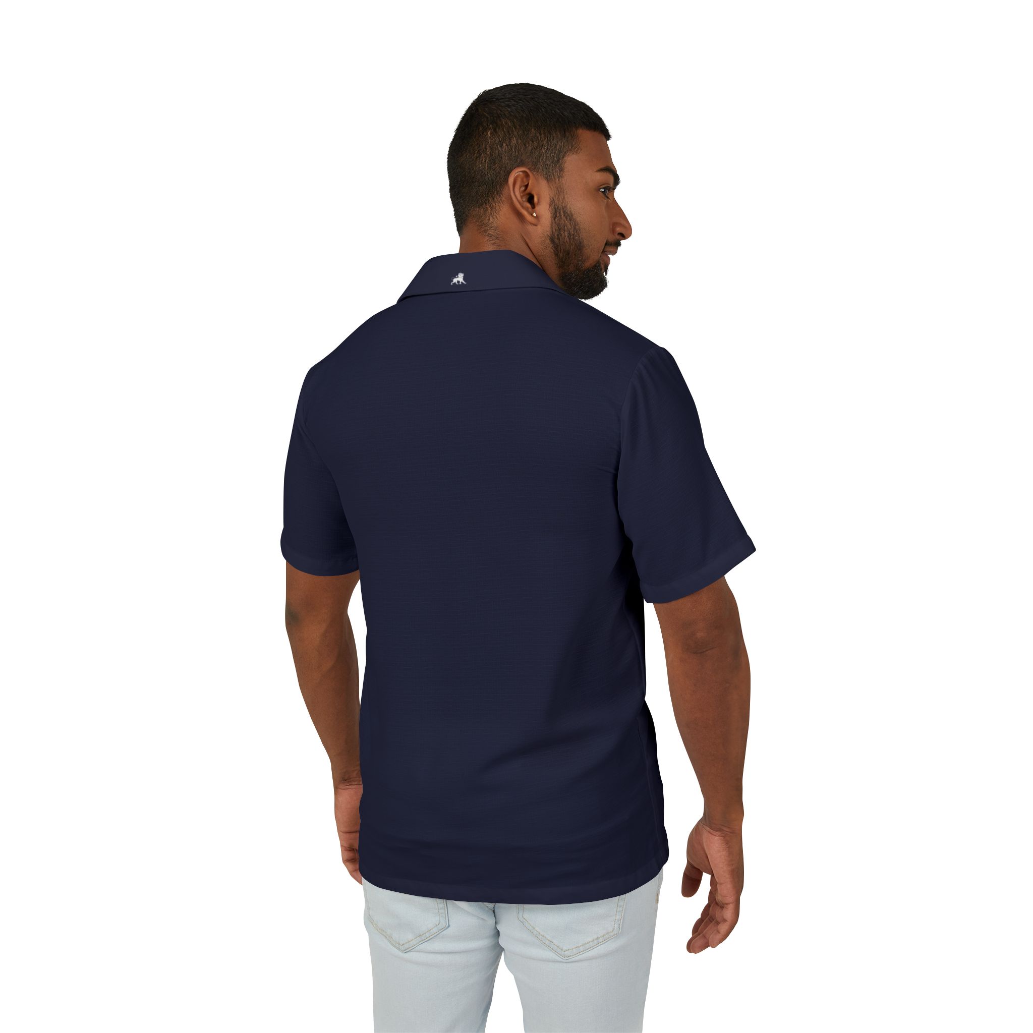 Men's Button Shirt - Navy
