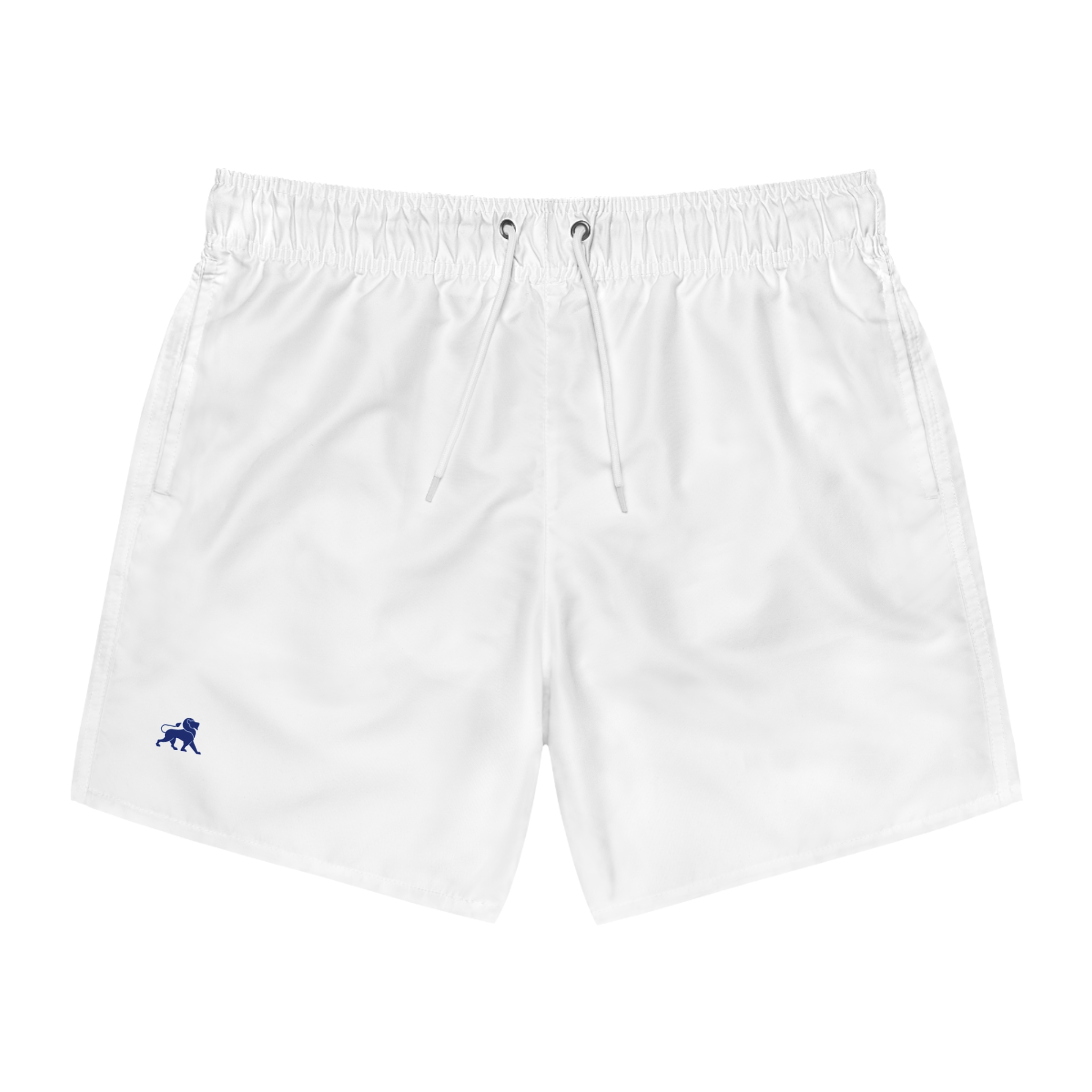 Men's White Swim Trunks