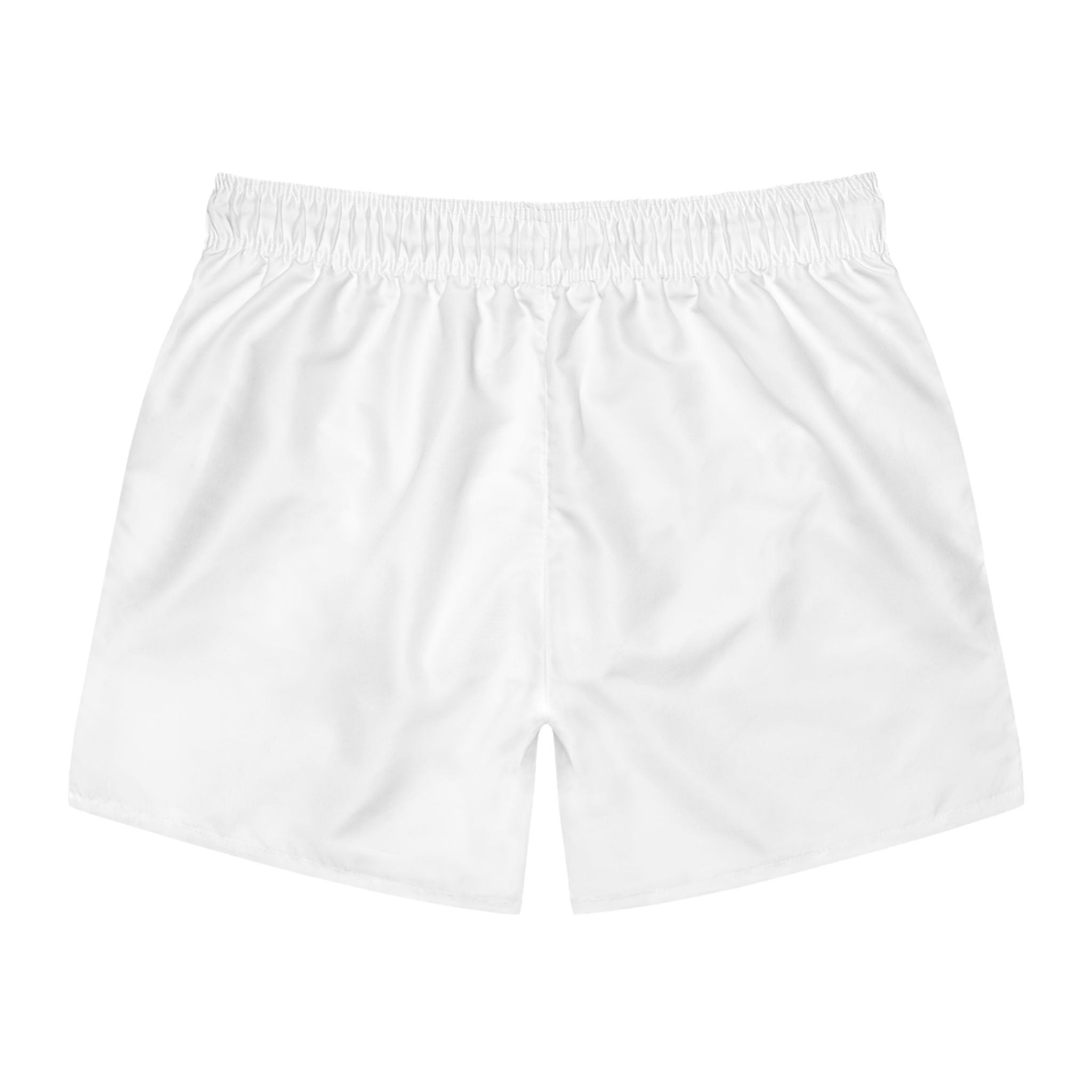 Men's White Swim Trunks