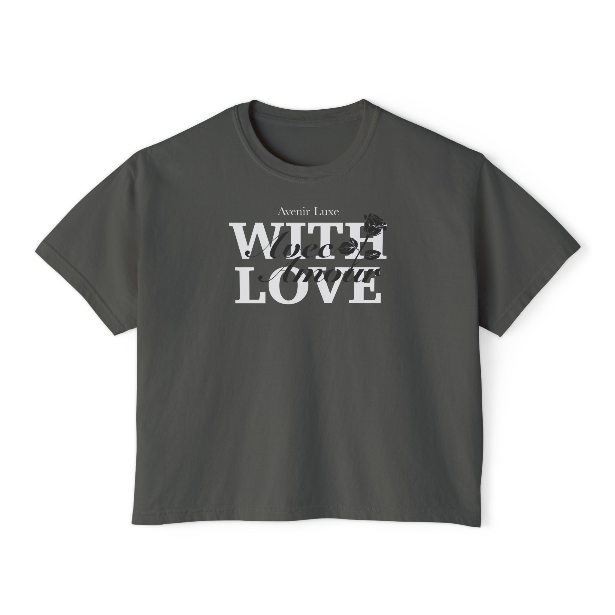 Women's Boxy Tee - With Love