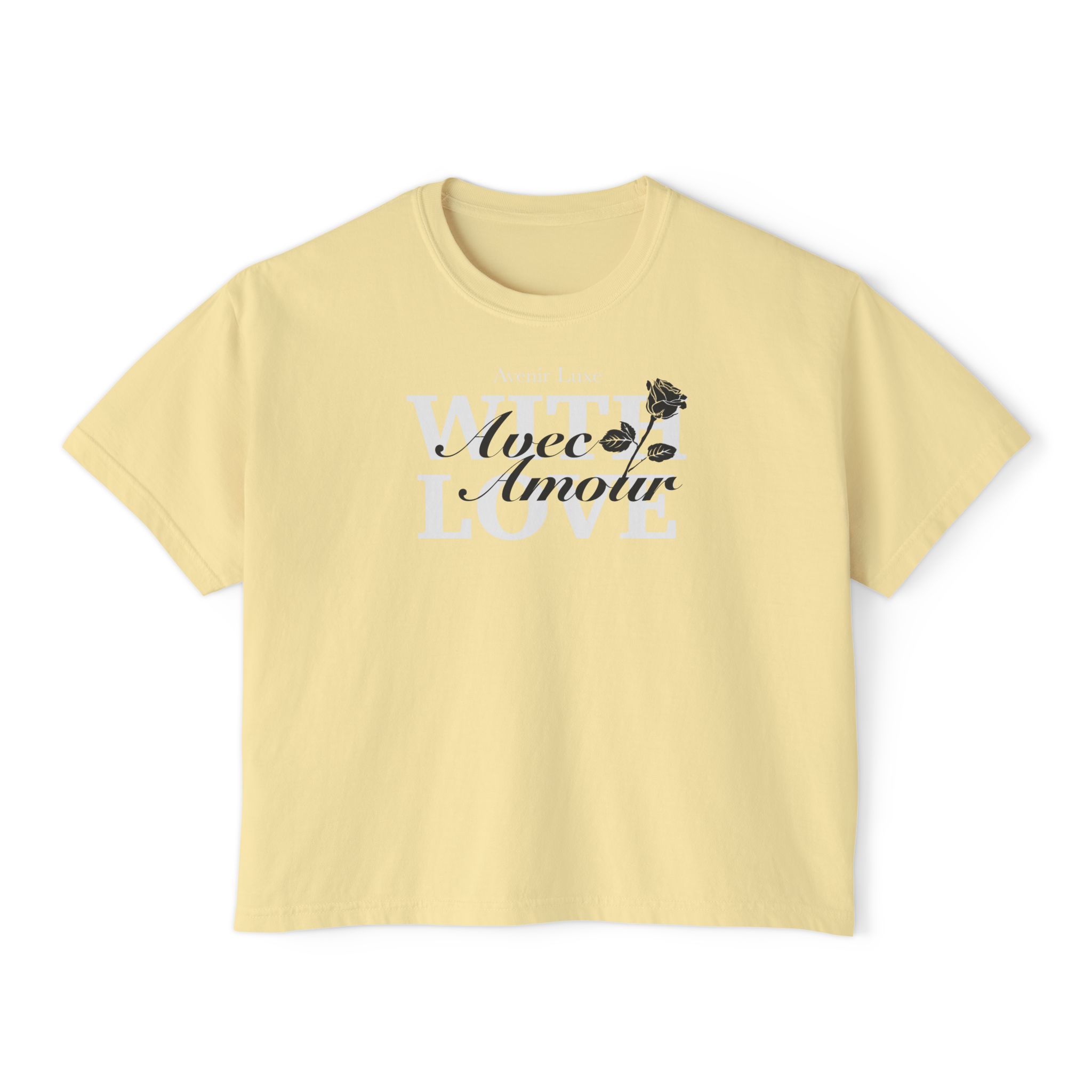 Women's Boxy Tee - With Love