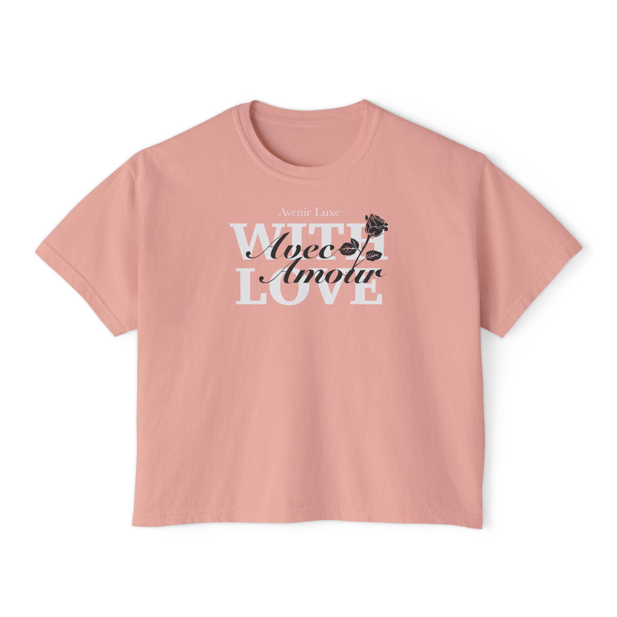Women's Boxy Tee - With Love