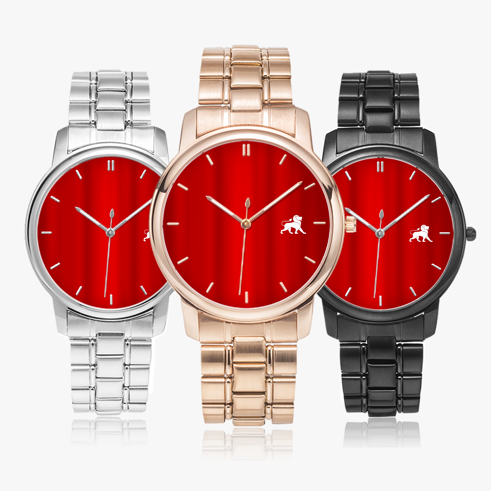 Rouge Stainless Steel Quartz Watch (With Indicators)