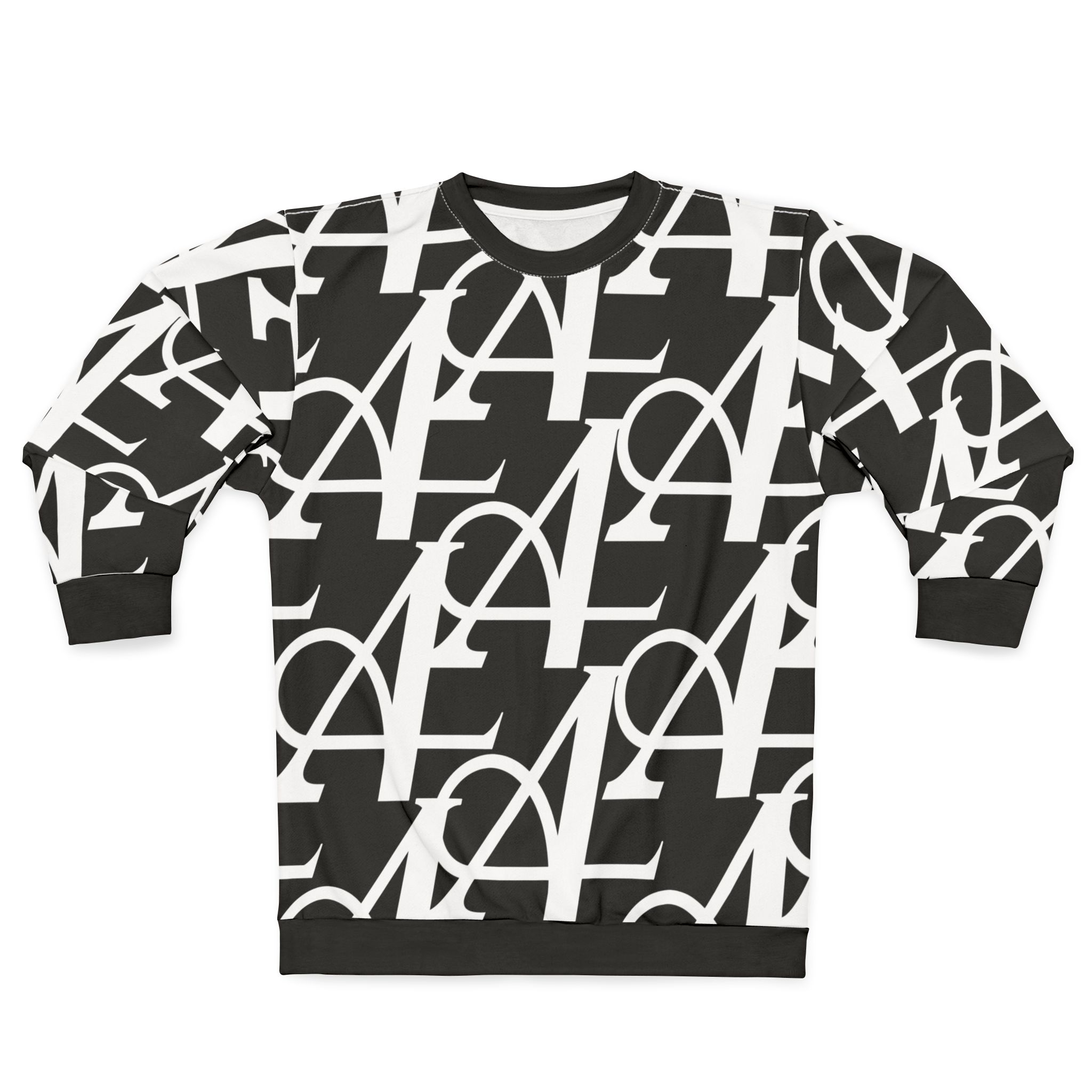 Bold Monogram Unisex Sweatshirt - All Over Print