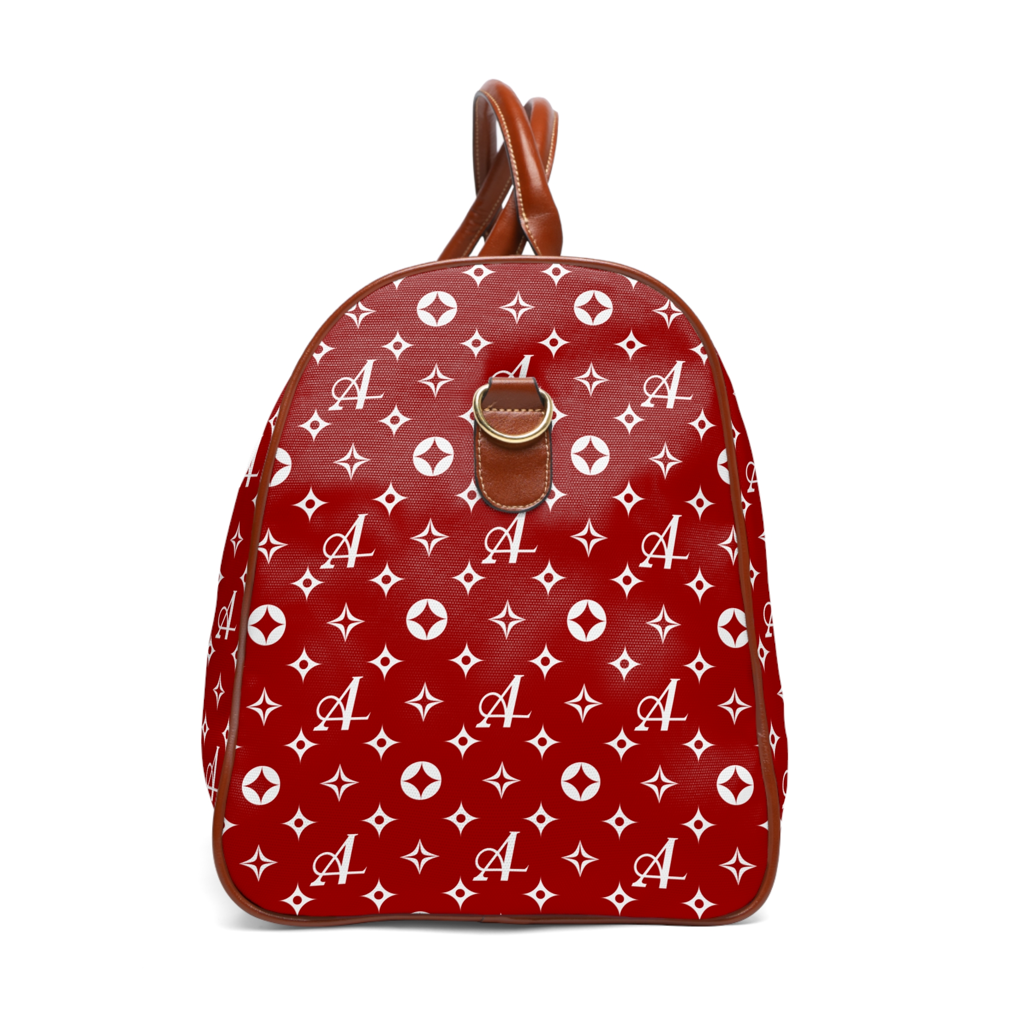 Star Monogram Duffel Bag - Red and White