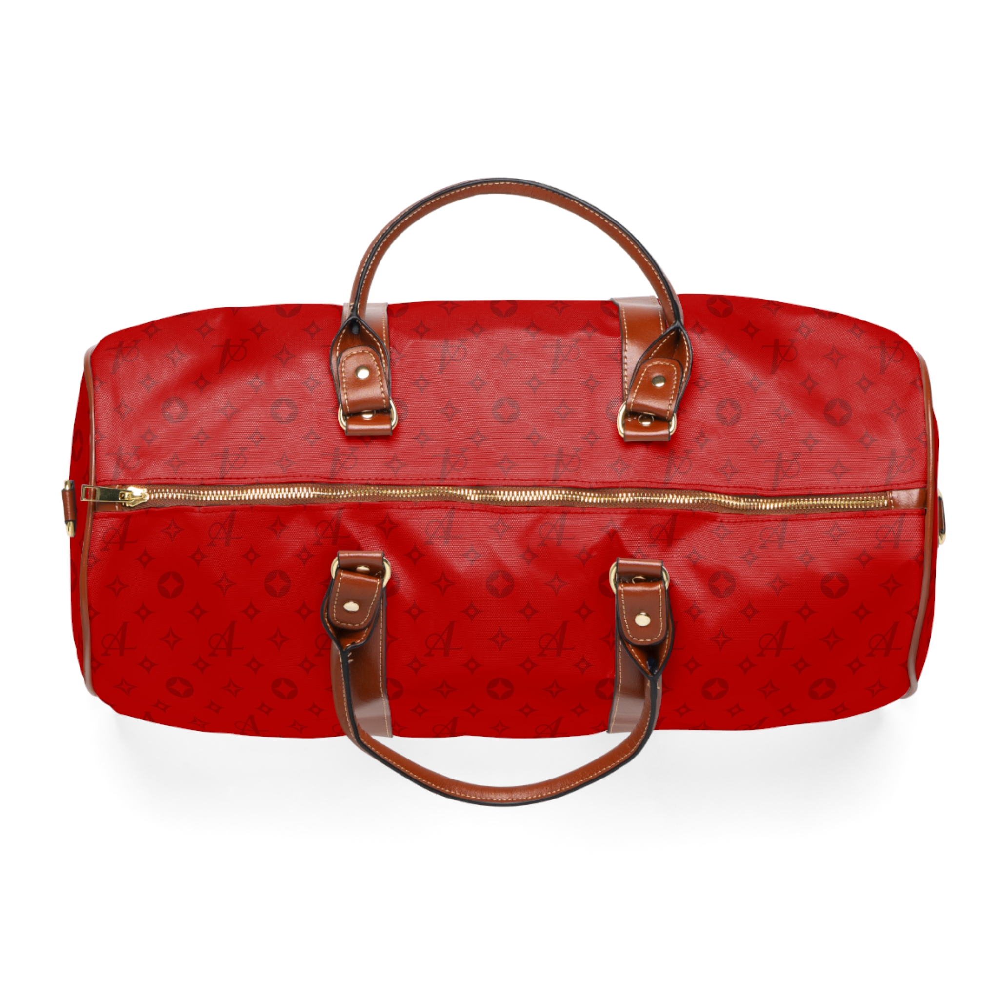 Star Monogram Duffel Bag - Light Red