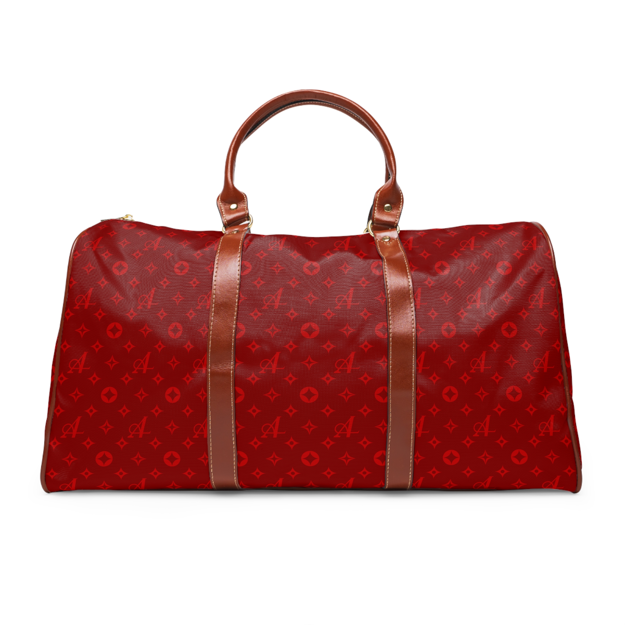 Star Monogram Duffel Bag - Dark Red