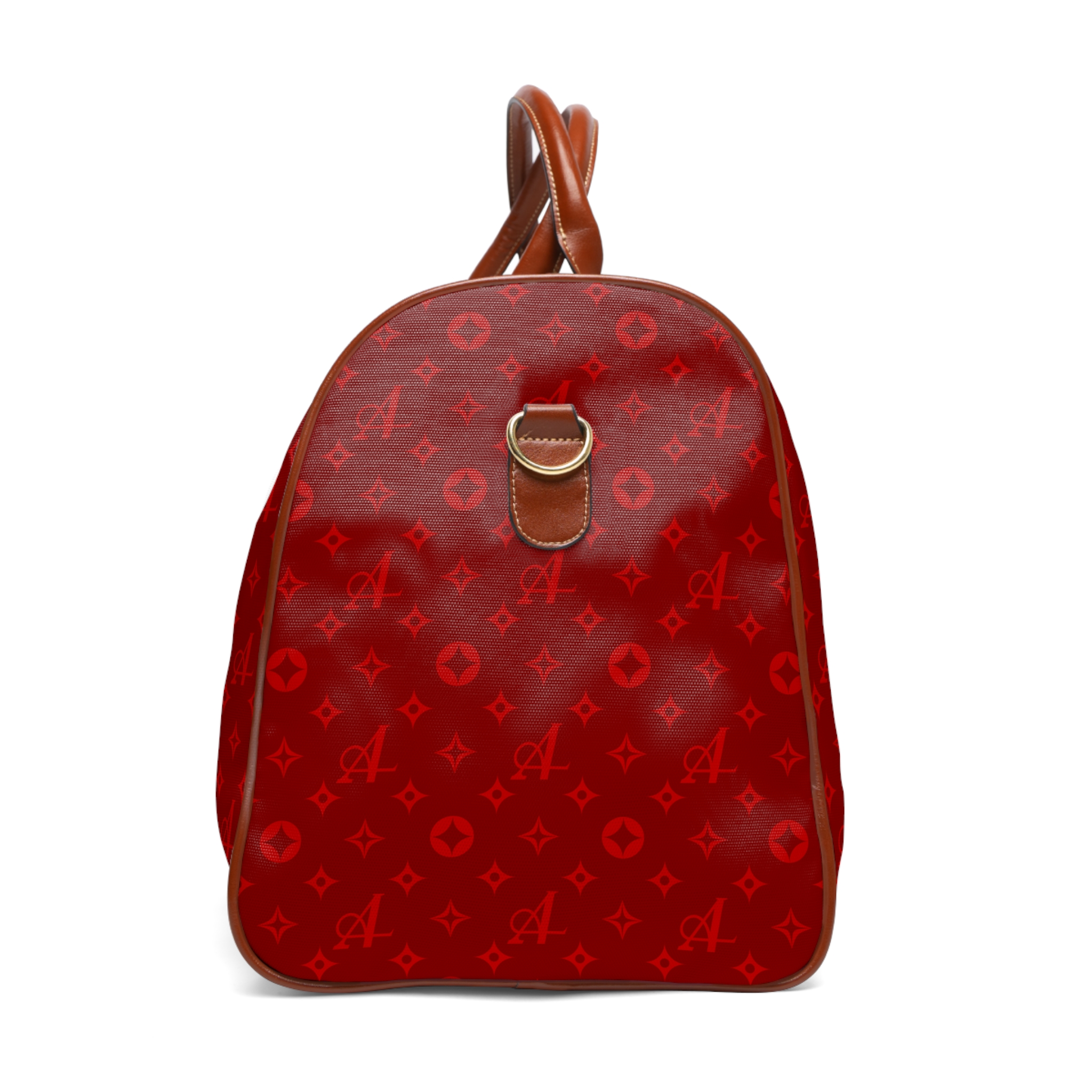 Star Monogram Duffel Bag - Dark Red